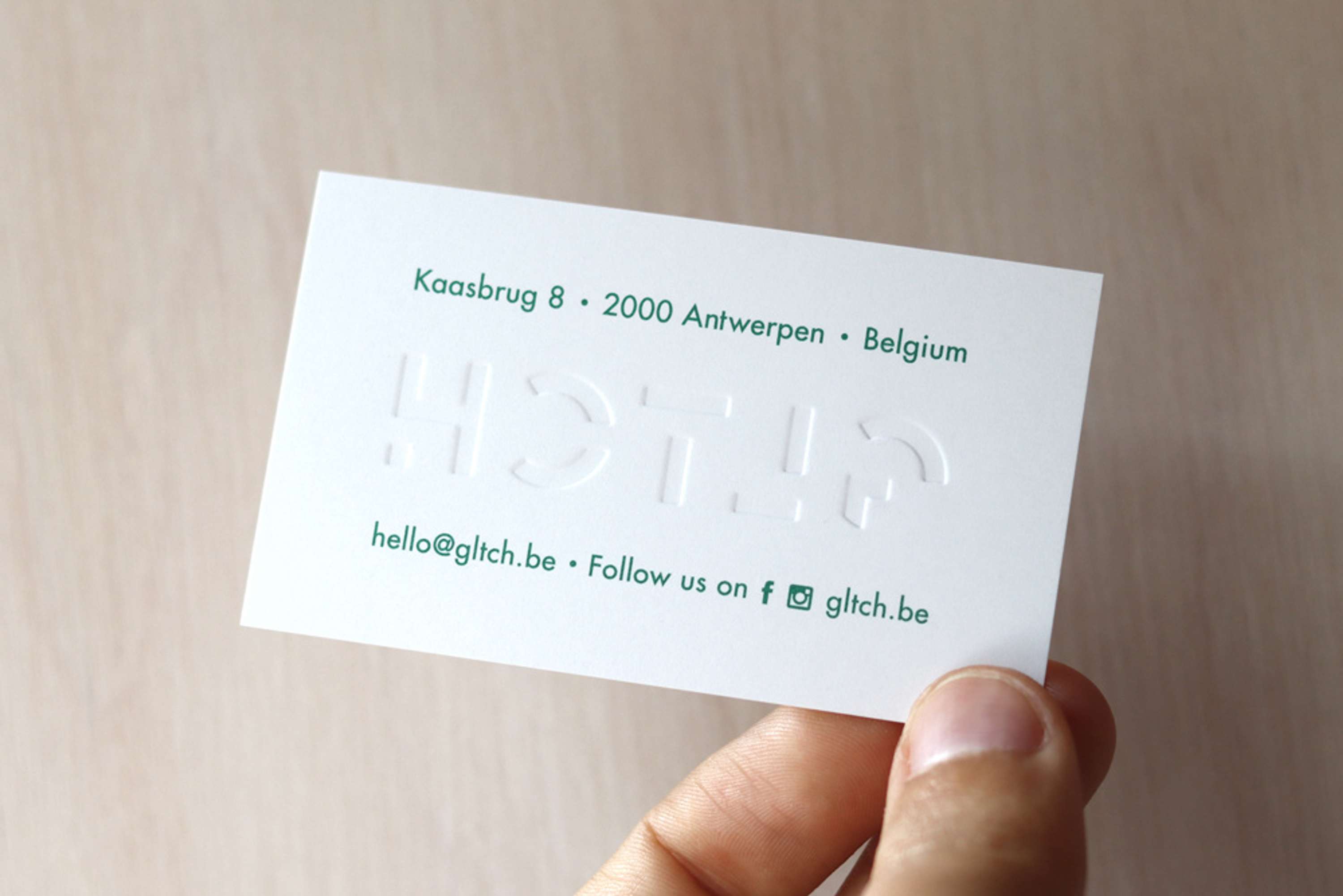 Visual Identity for GLTCH Gallery by Xavier Segers