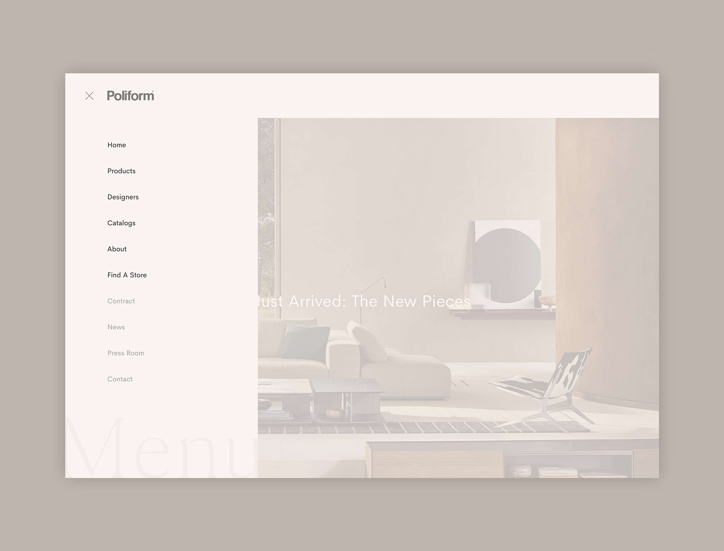 Poliform Redesign Concept by Emily Lodge
