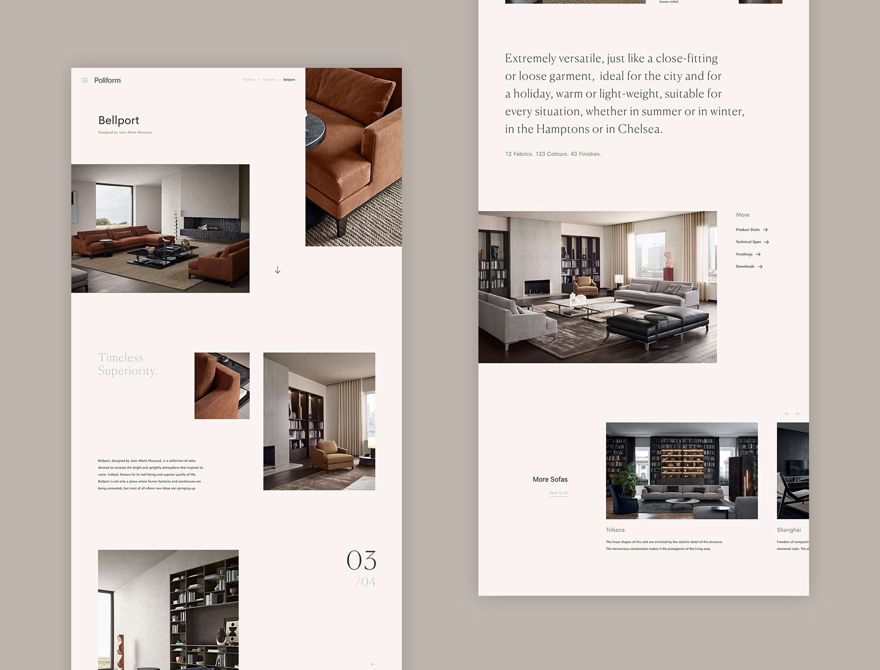 Poliform Redesign Concept by Emily Lodge