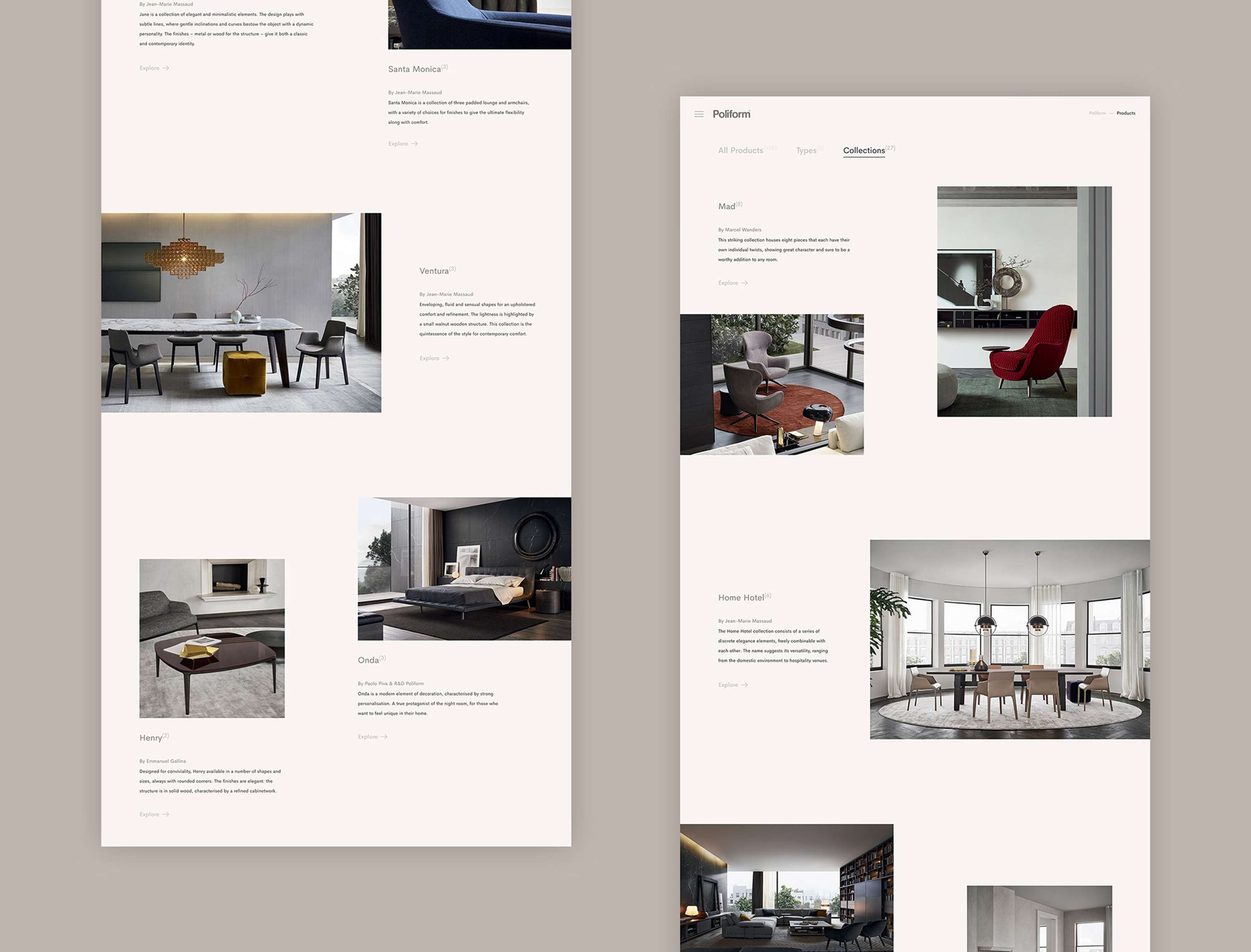 Poliform Redesign Concept by Emily Lodge
