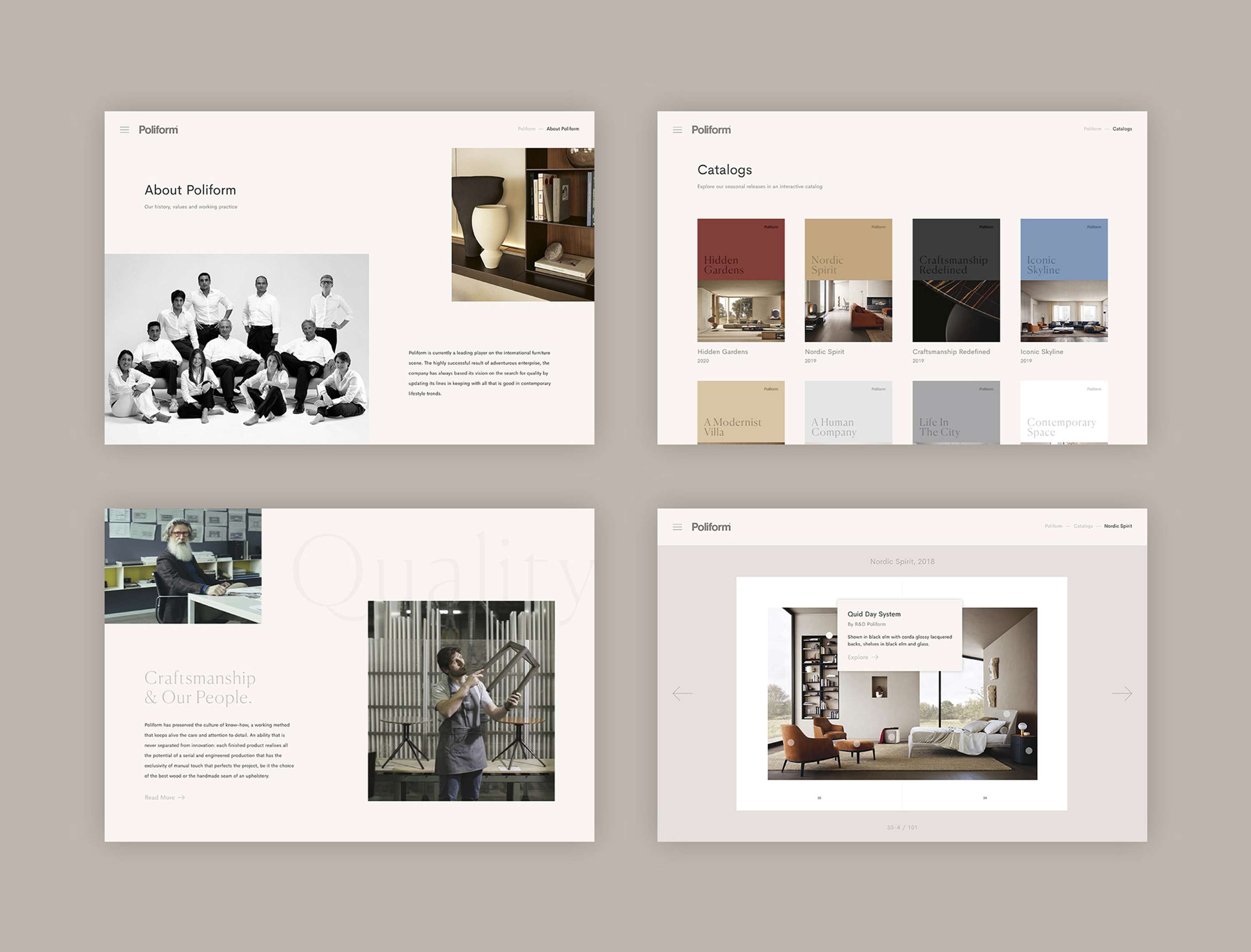Poliform Redesign Concept by Emily Lodge
