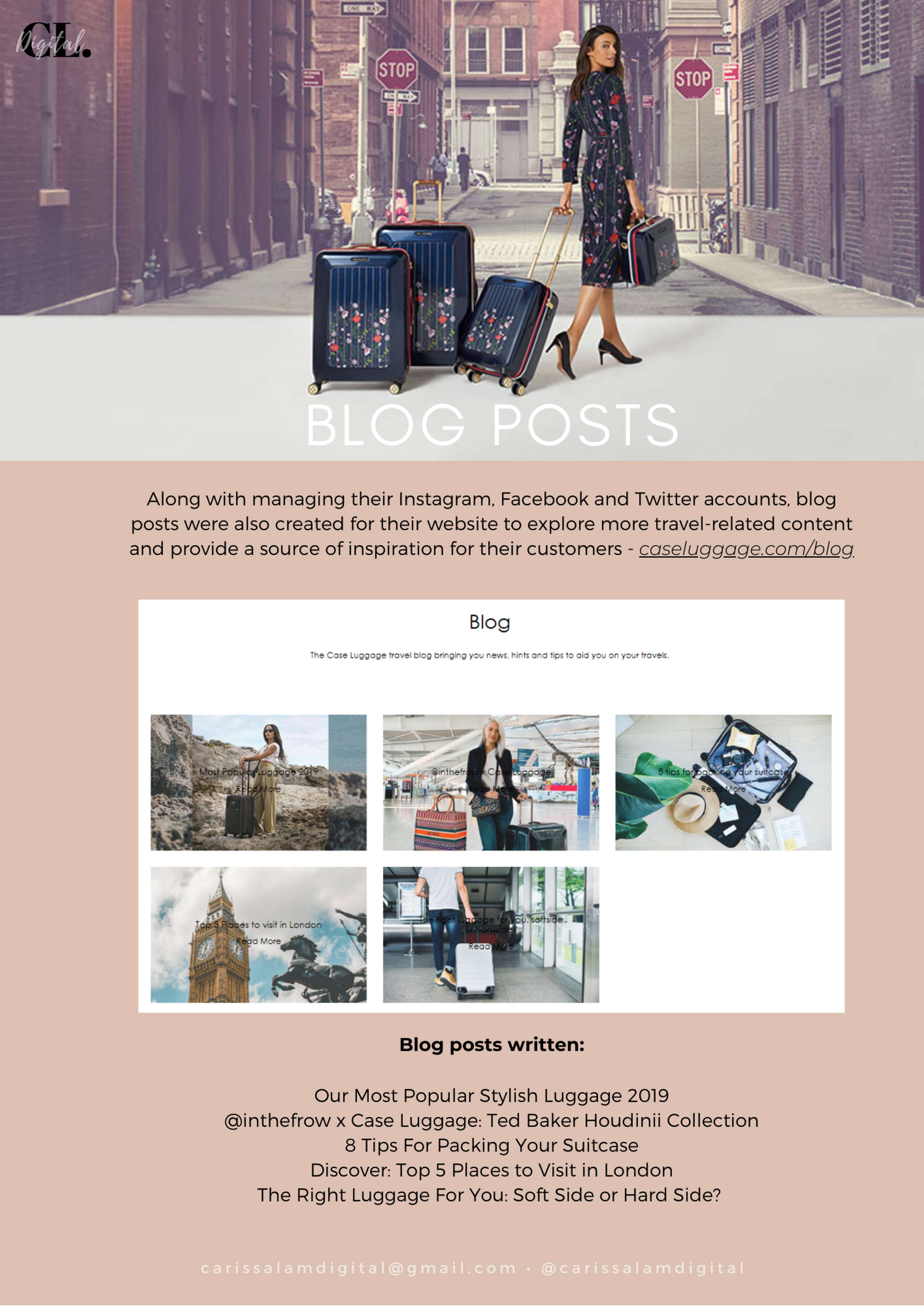 Blog Posts - Case Luggage by Carissa Lam