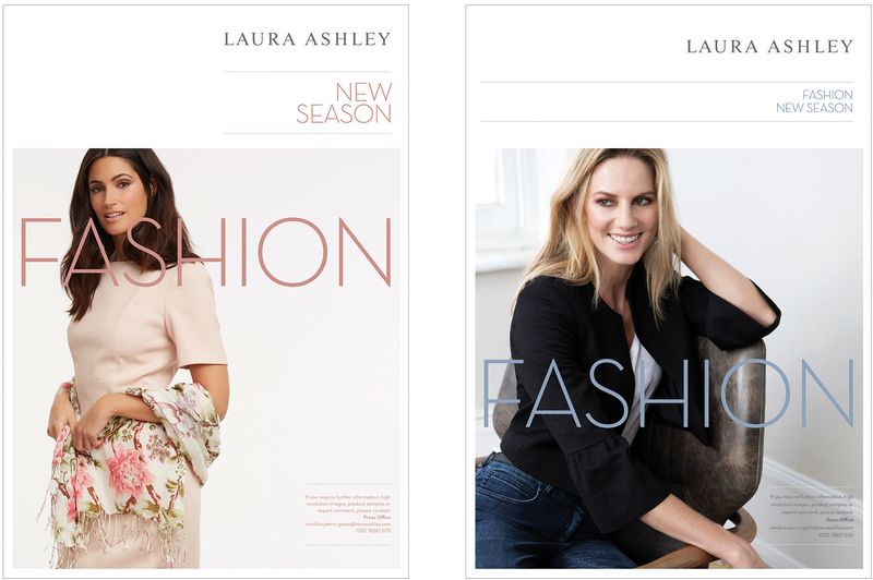 Laura Ashley Fashion Posters by Craig Hewitt
