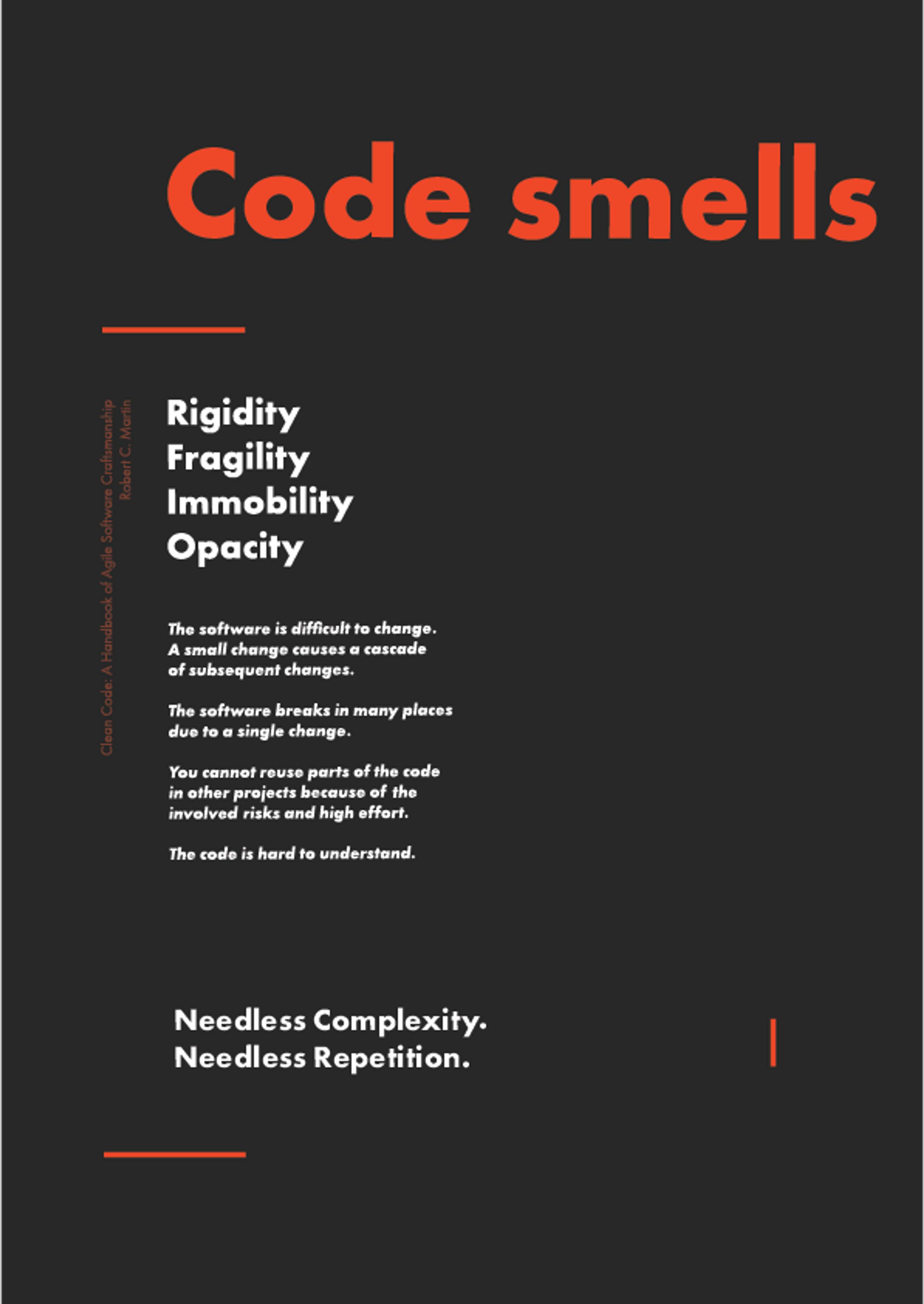Clean code poster by Kinga Baxter