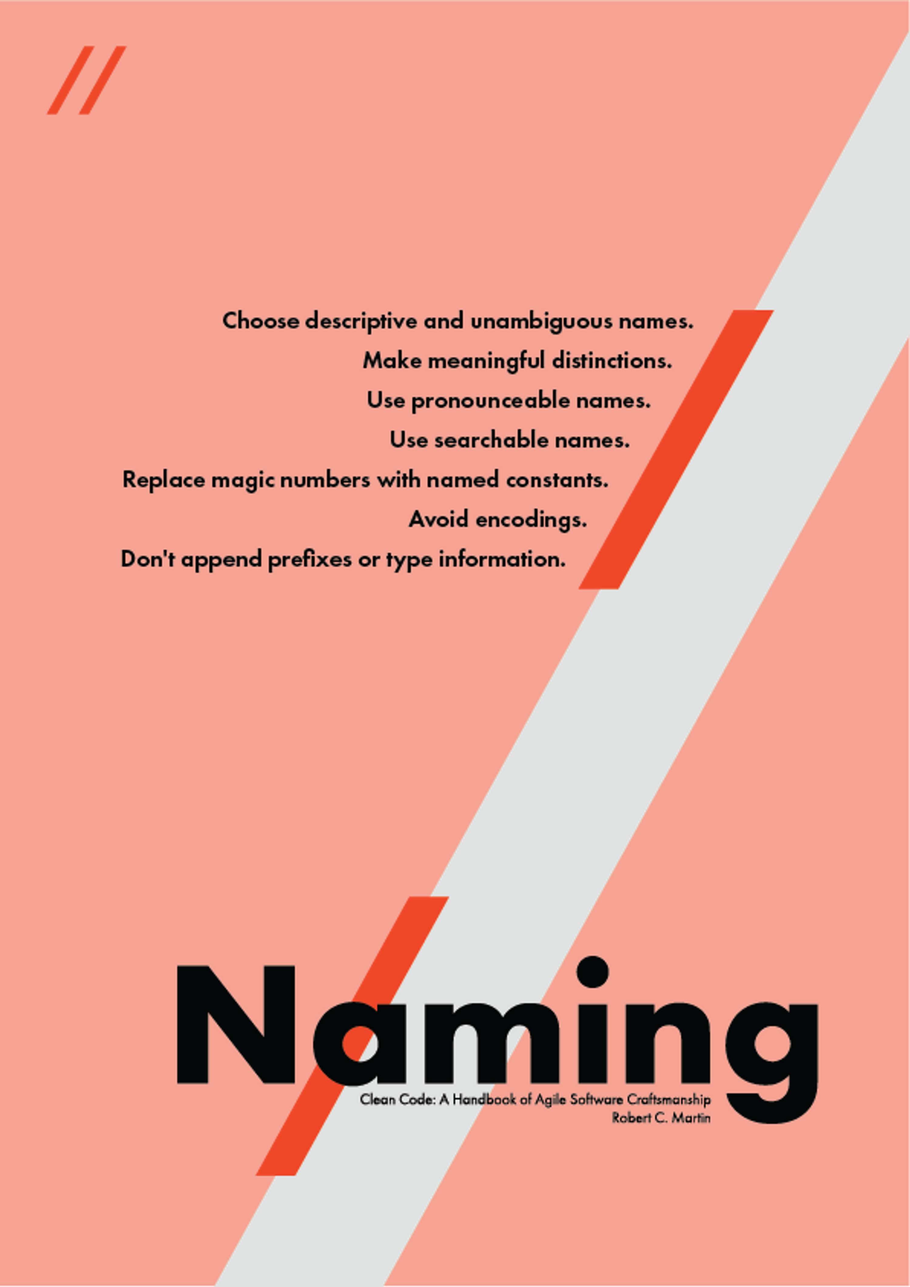 Clean code poster by Kinga Baxter