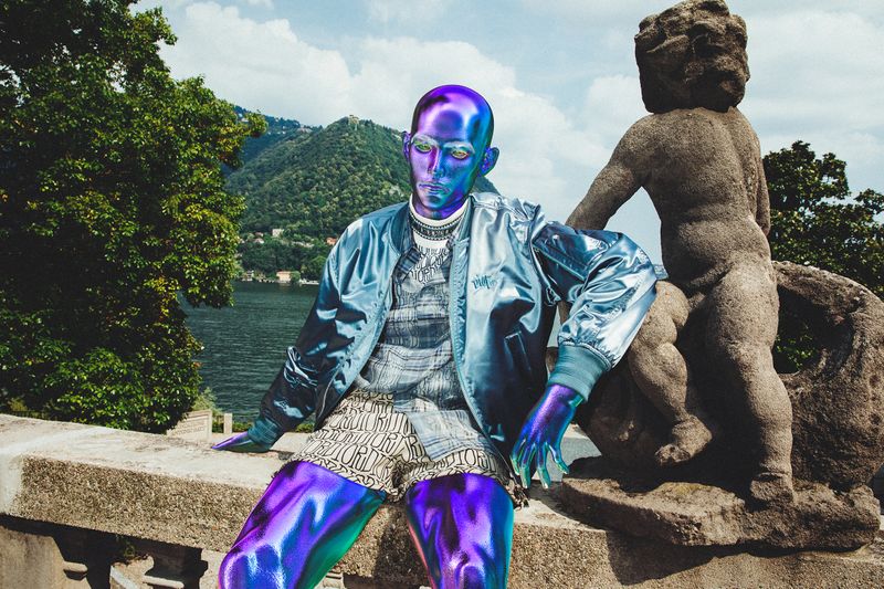 Humanoids move to Lake Como in Dior x Stussy by Tom Fritz