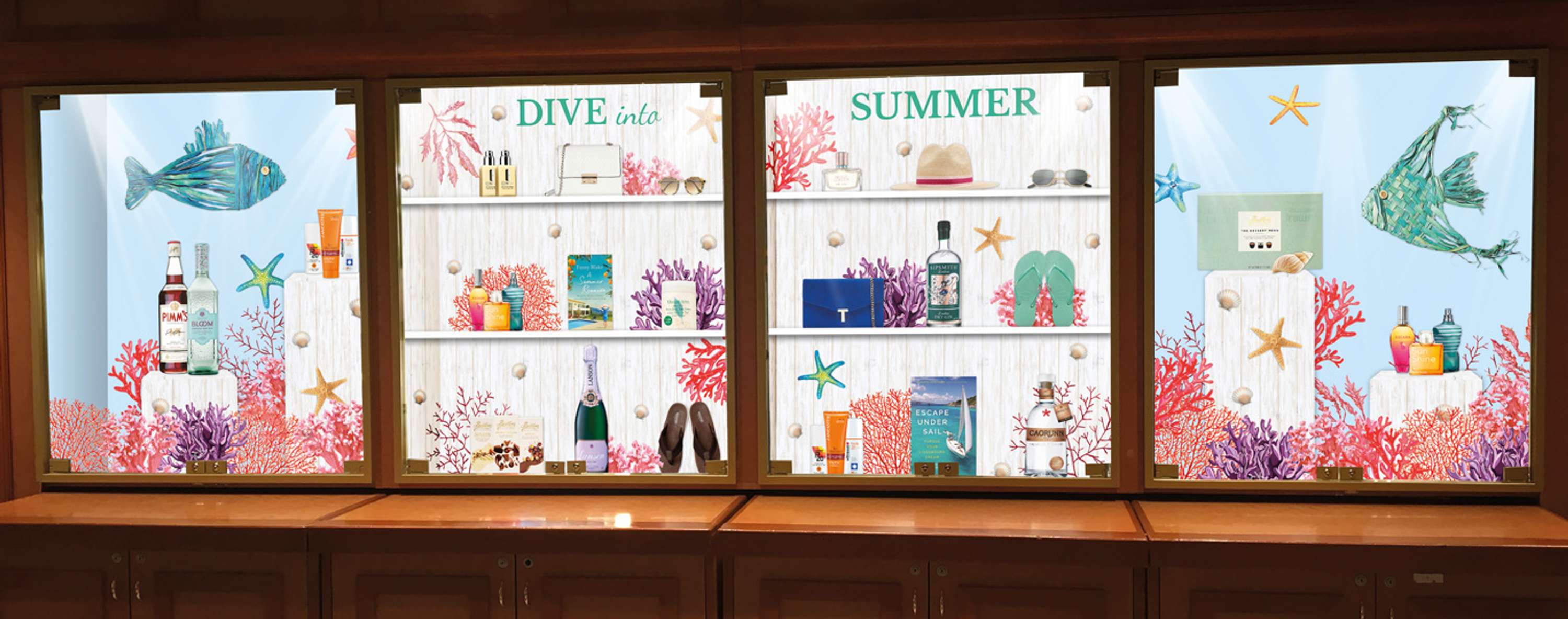 Dive into summer by Becky George