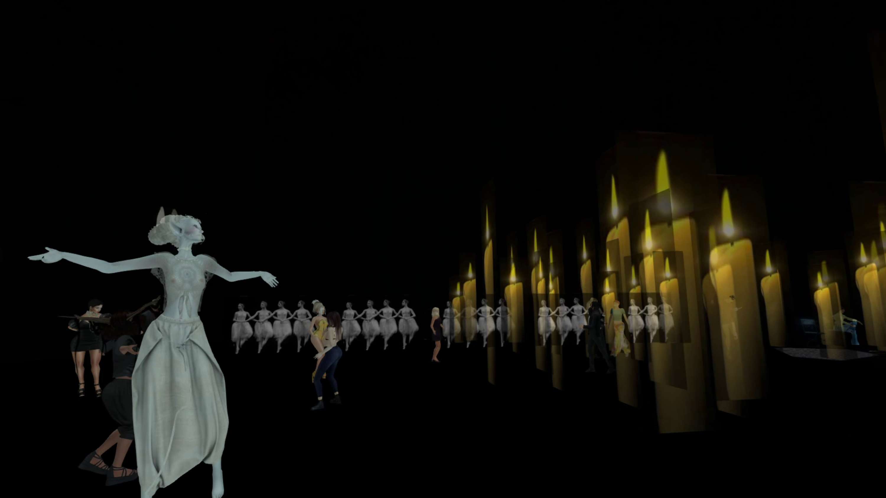 out of isolation came forth light - one example video work by Tess Baxter