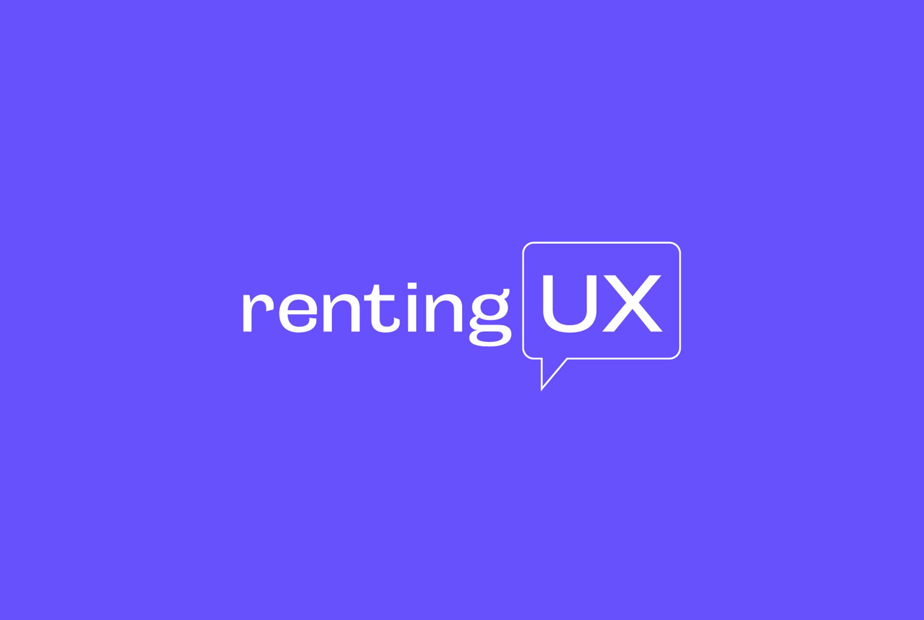 Renting UX Logo Design by Faye Johnson