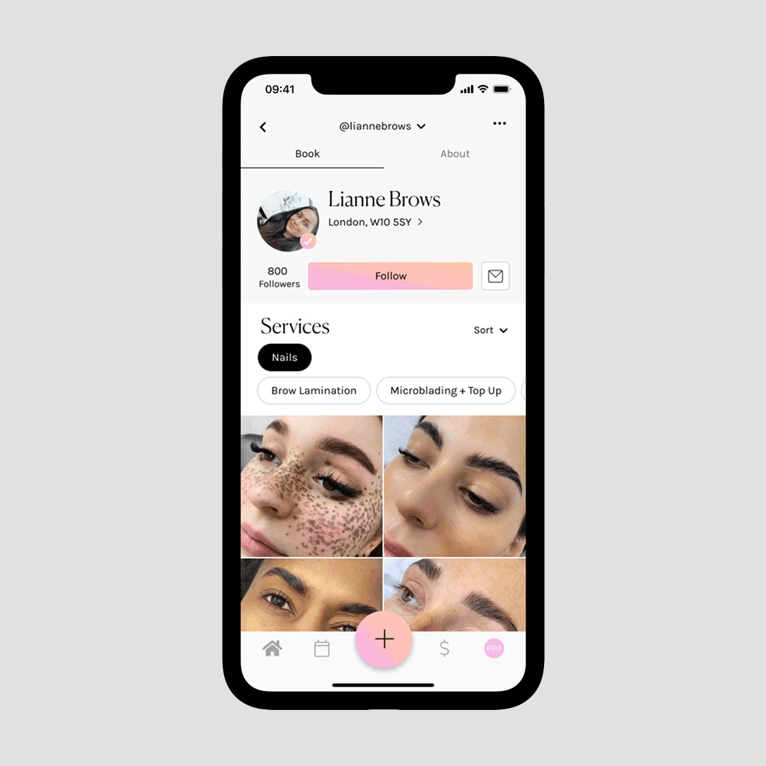 Beautystack App UI Design by Faye Johnson