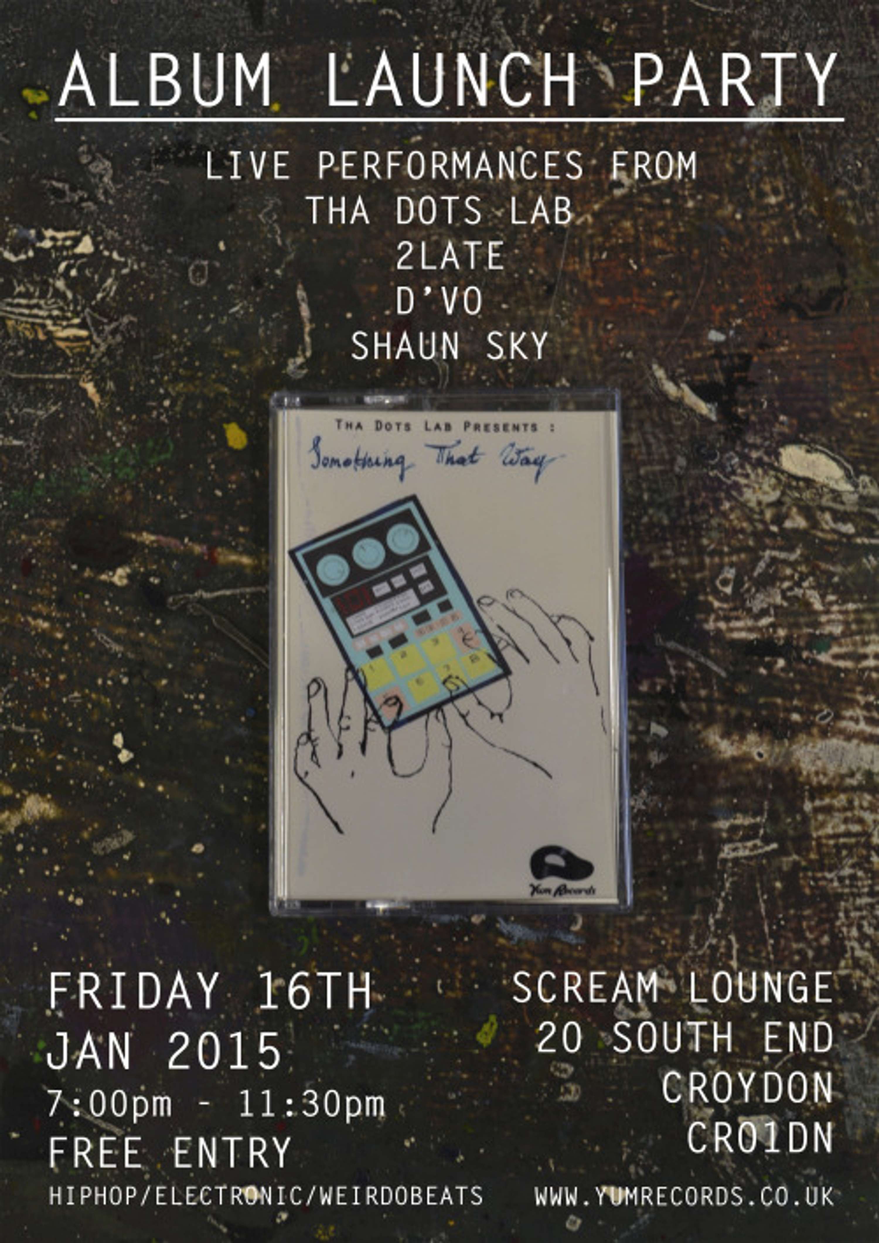 Tha Dots Lab - 'Something That Way...'__album/beat tape by William Jones