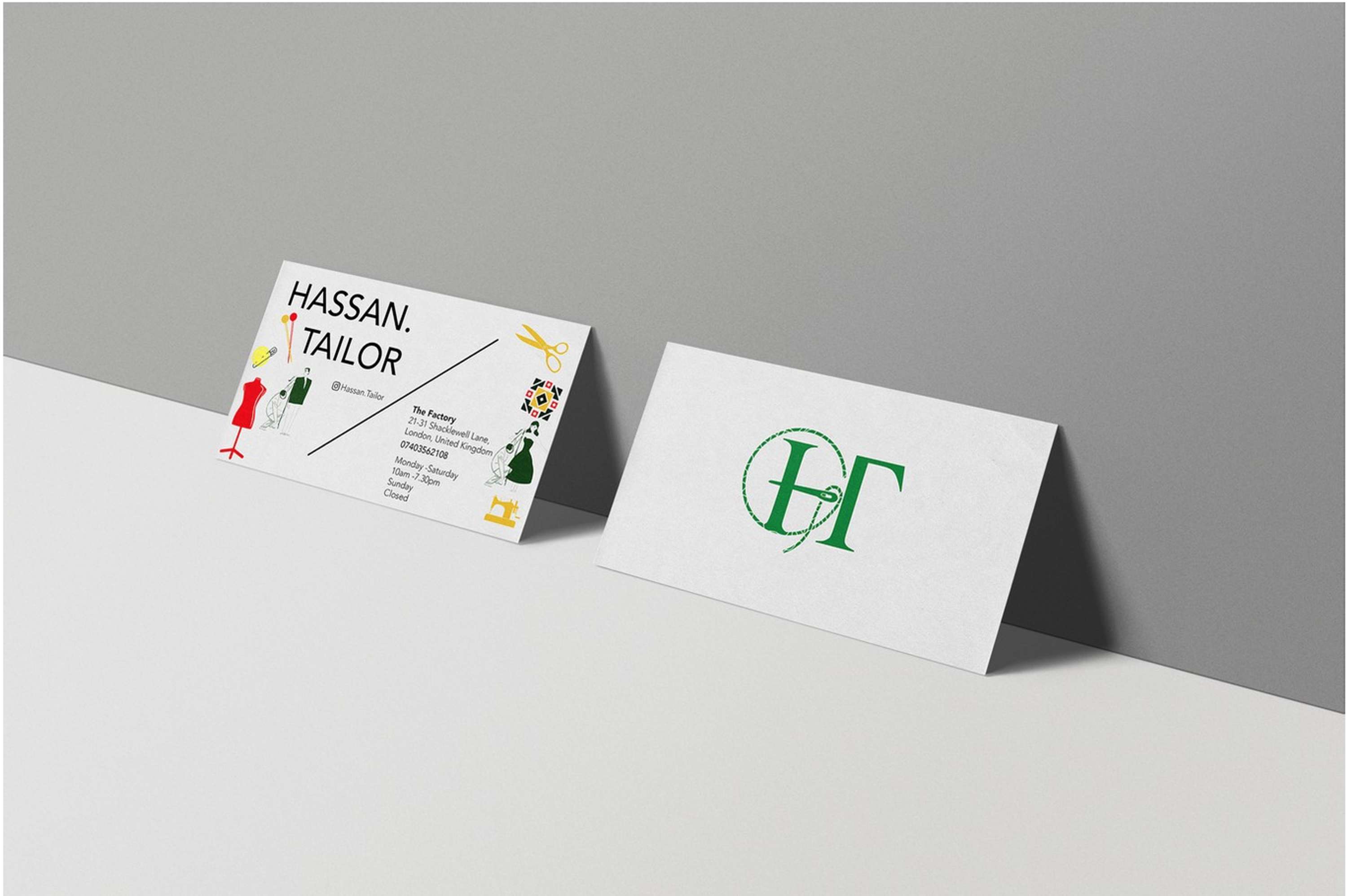 Hassan.Tailor Branding by Aqsa N