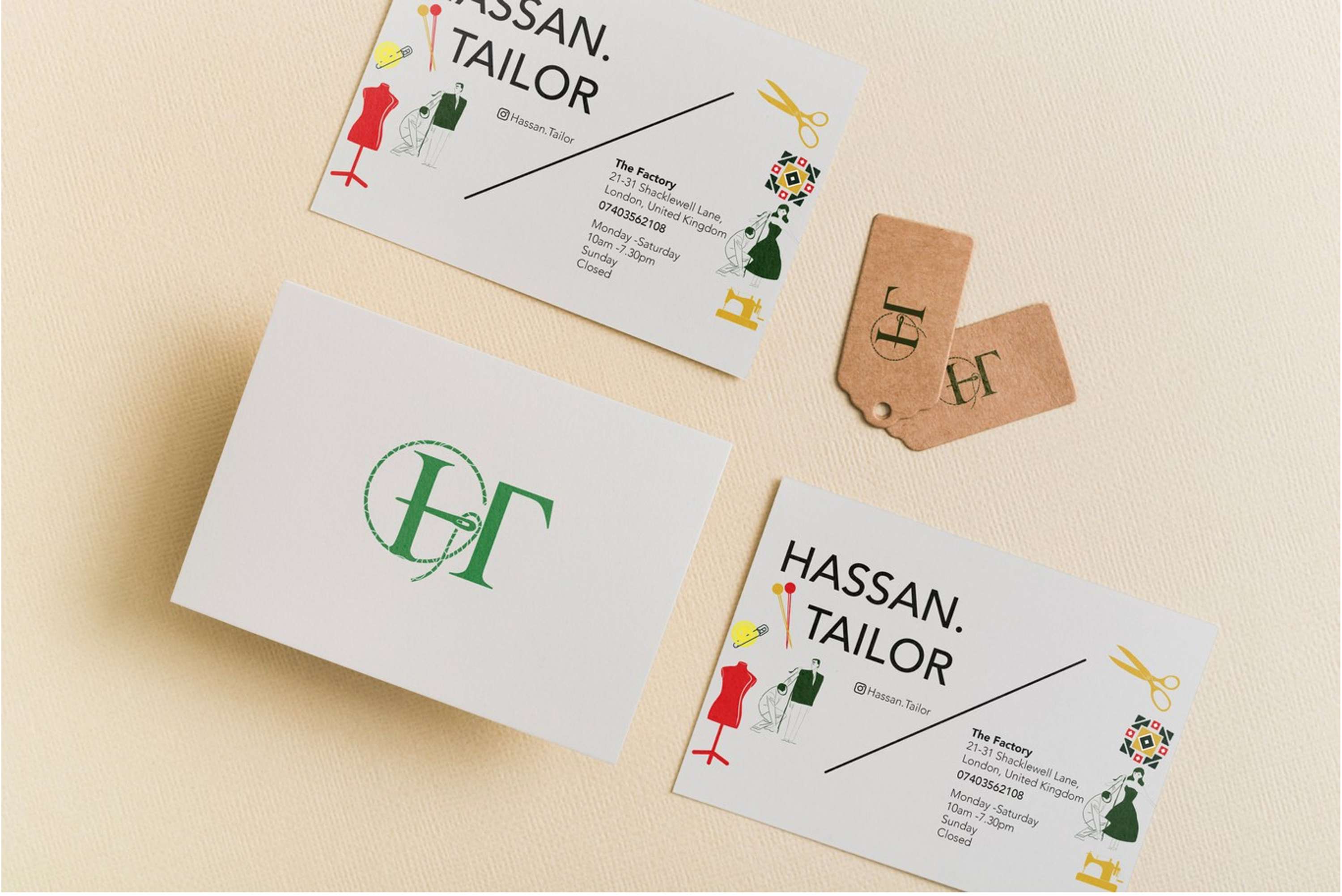 Hassan.Tailor Branding by Aqsa N