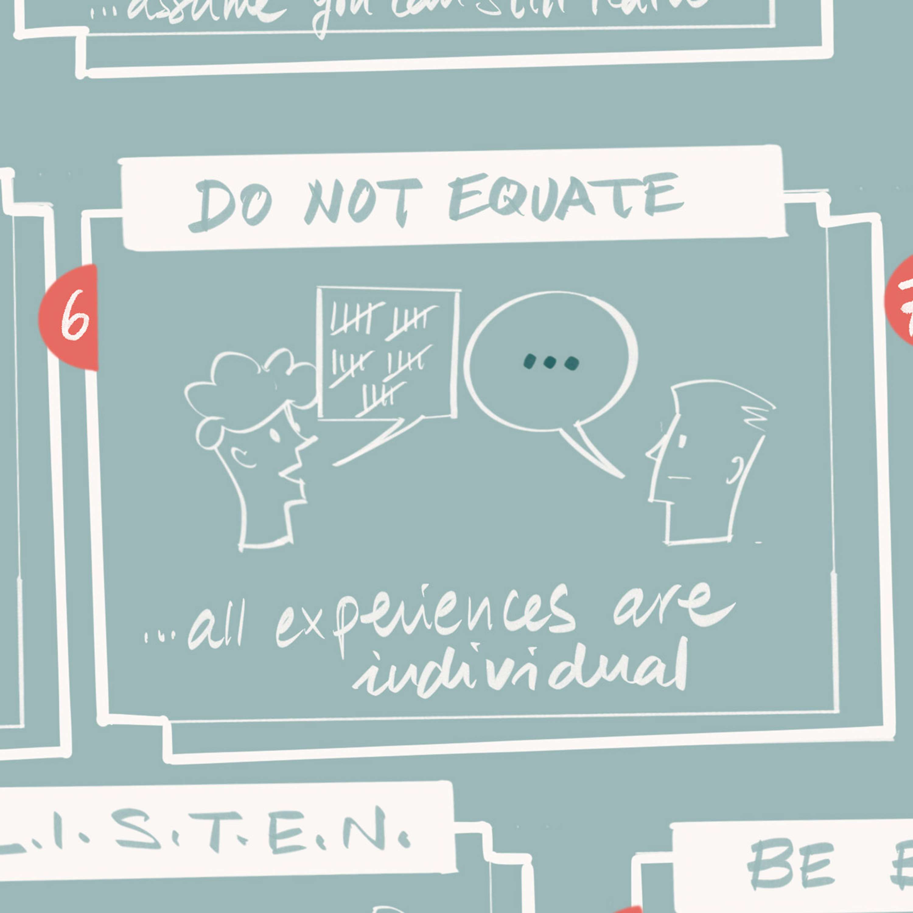 Graphic Recording - 10 Ways to Have a Better Conversation by Javier Navarro