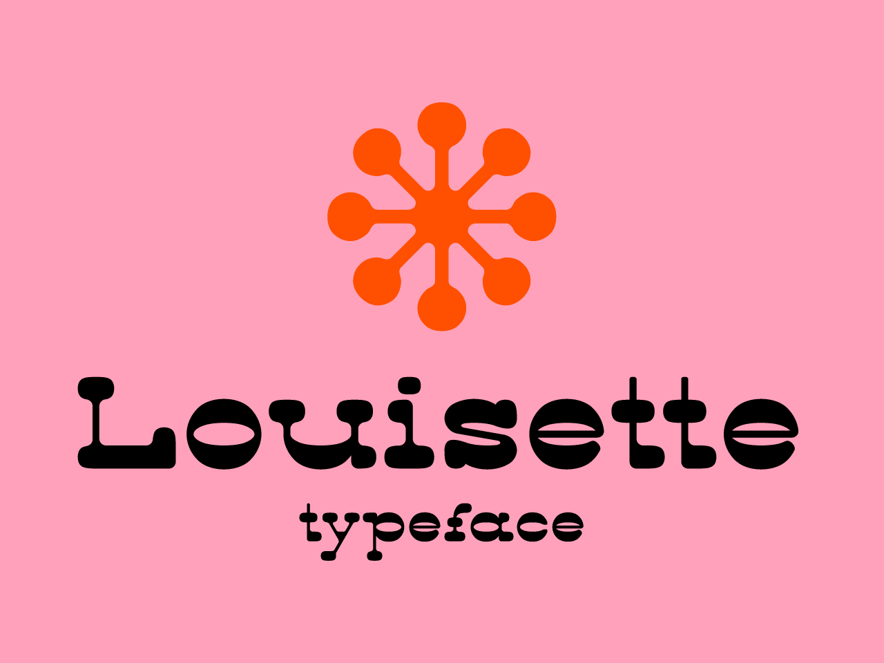 Louisette typeface by Arnaud Aubry