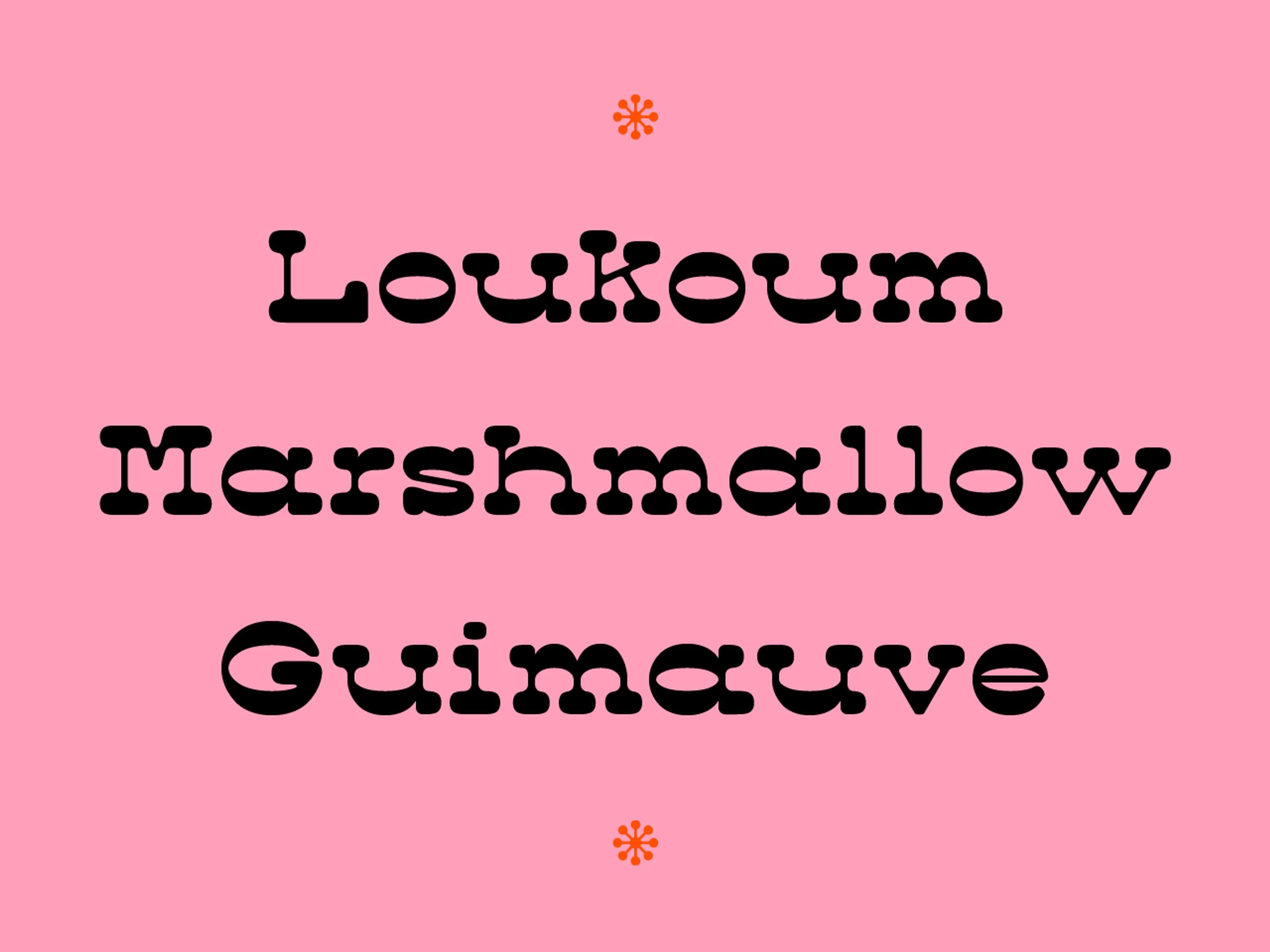 Louisette typeface by Arnaud Aubry