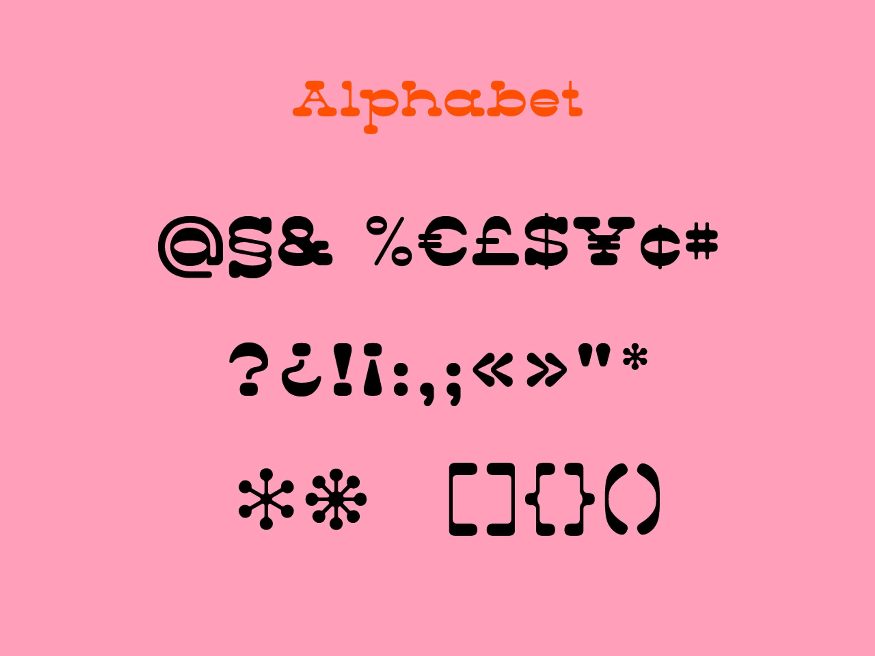 Louisette typeface by Arnaud Aubry