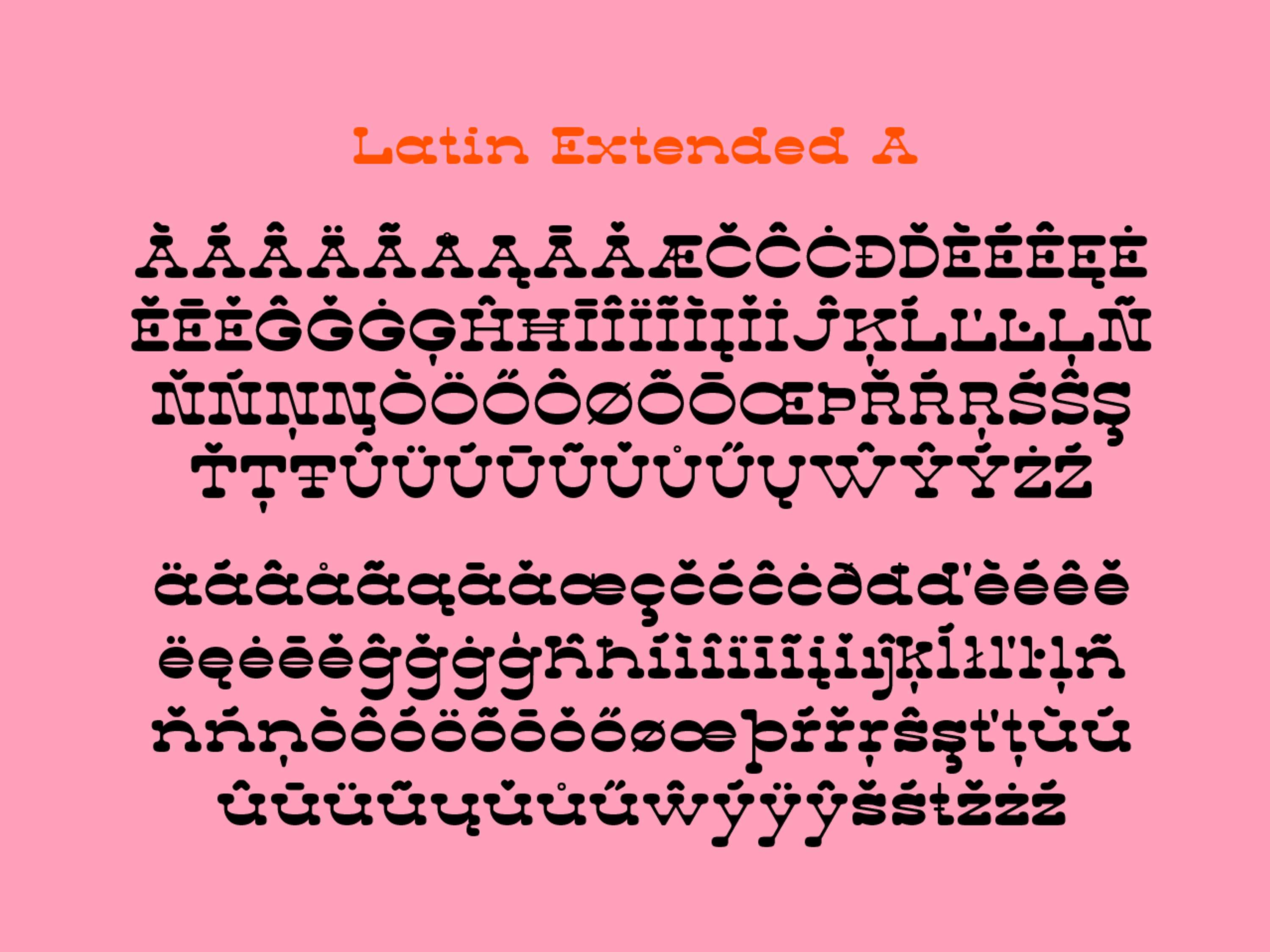 Louisette typeface by Arnaud Aubry