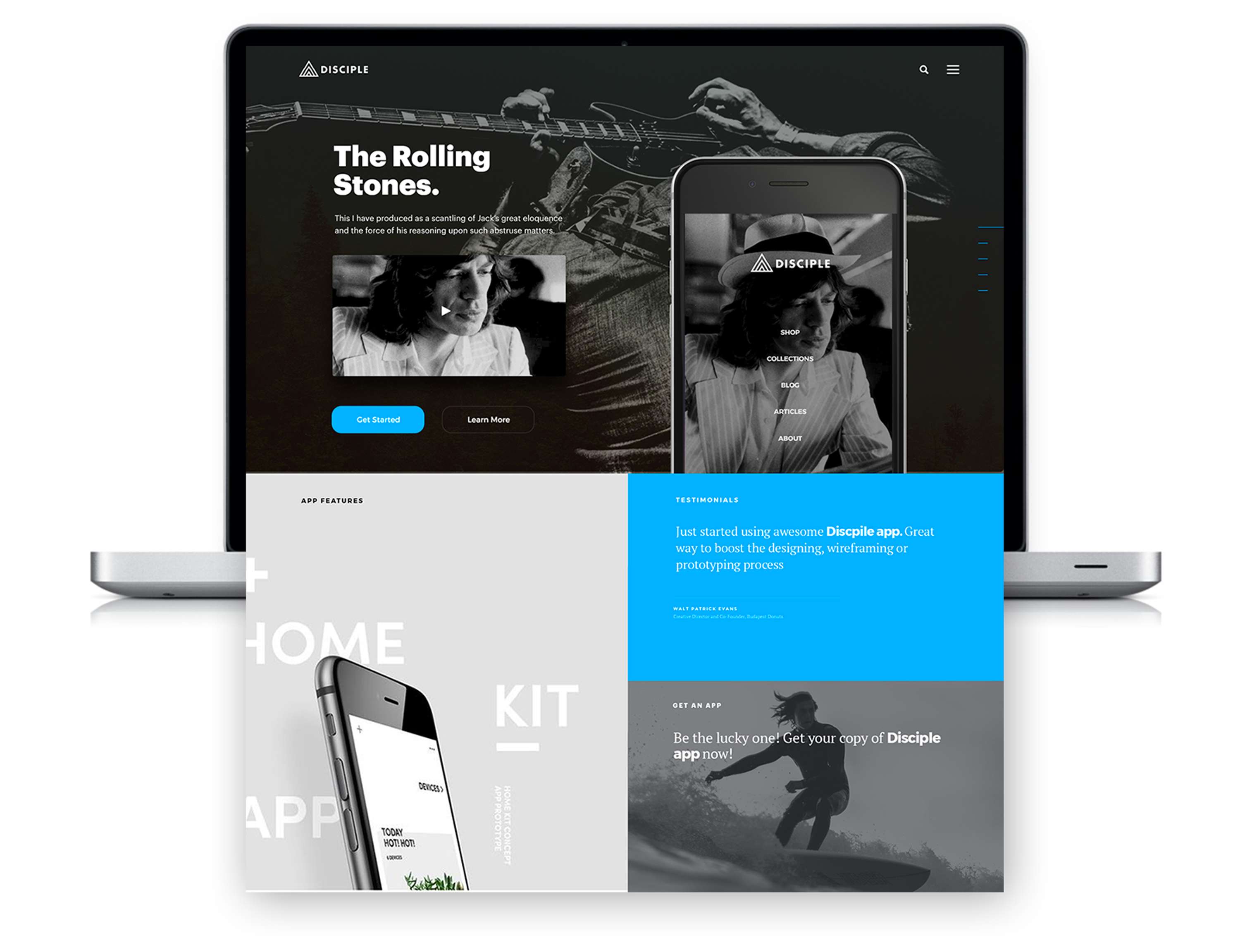 Disciplemedia - Website by Miles Hirsh