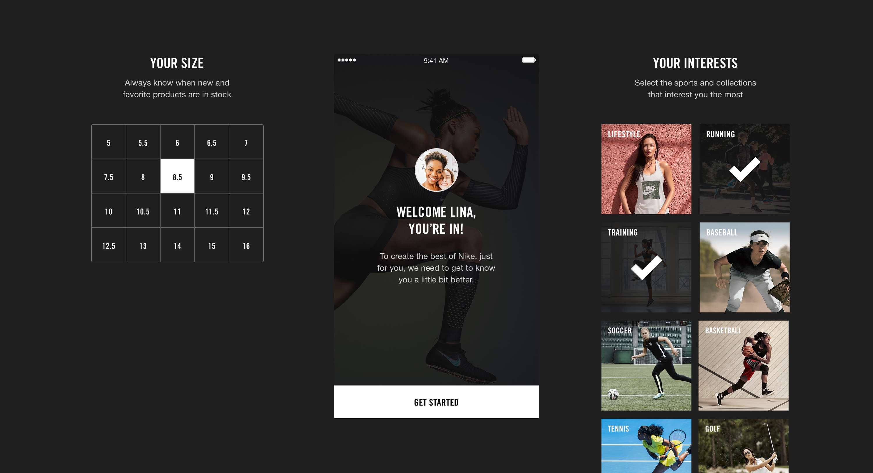 Nike App by Jack Donegan