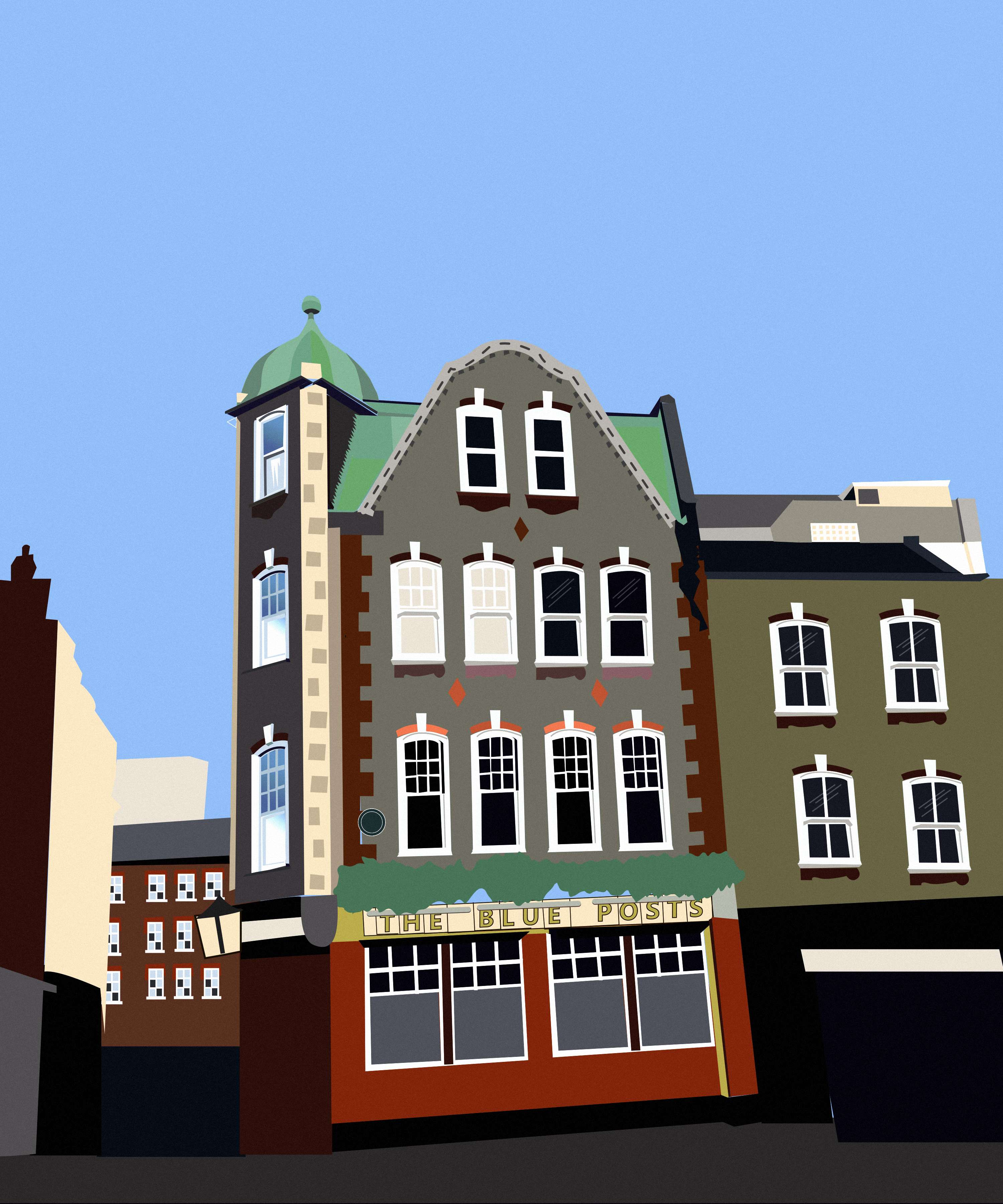 Architecture &  Buildings illustrations by Julie Featherstone