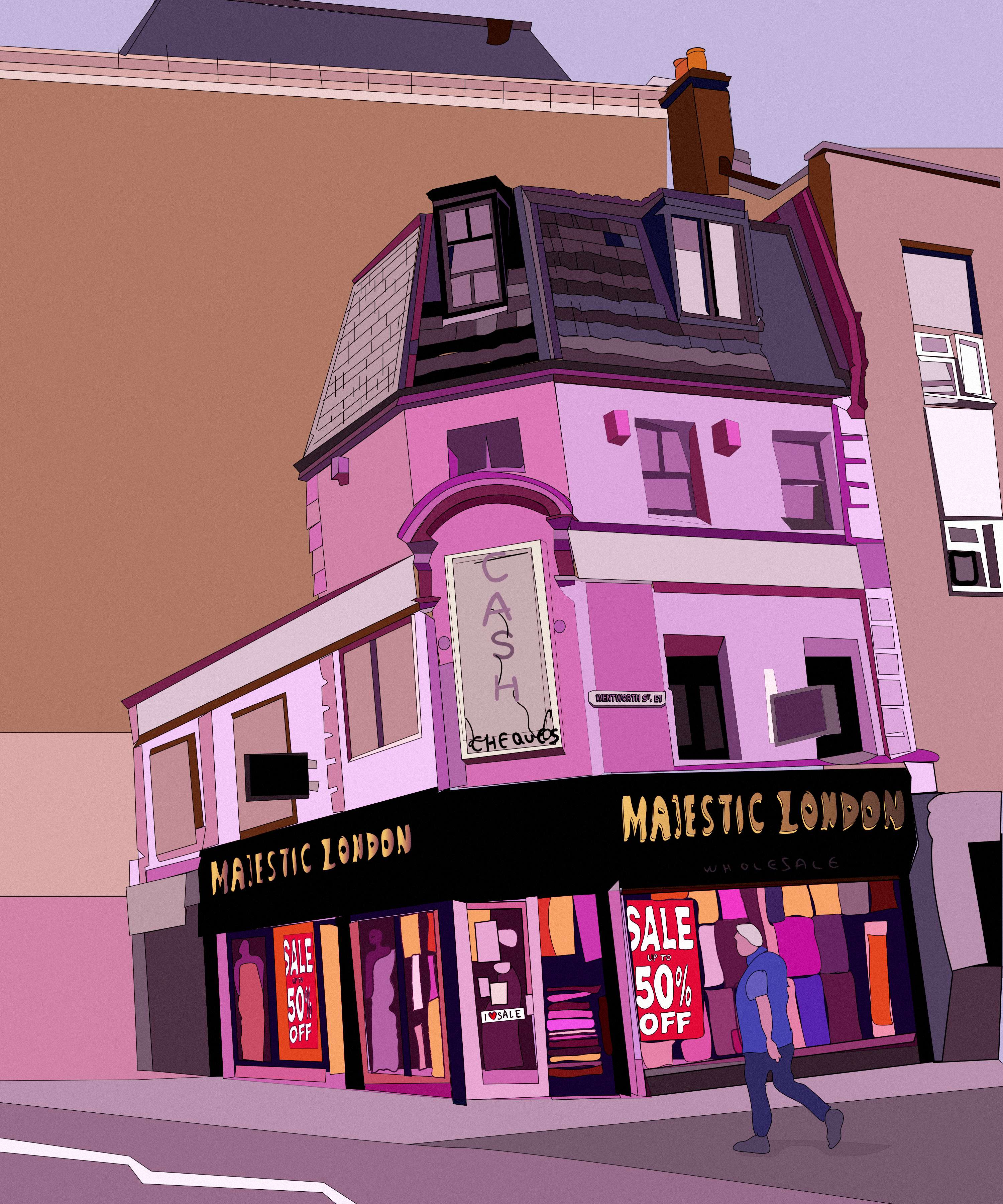 Architecture &  Buildings illustrations by Julie Featherstone