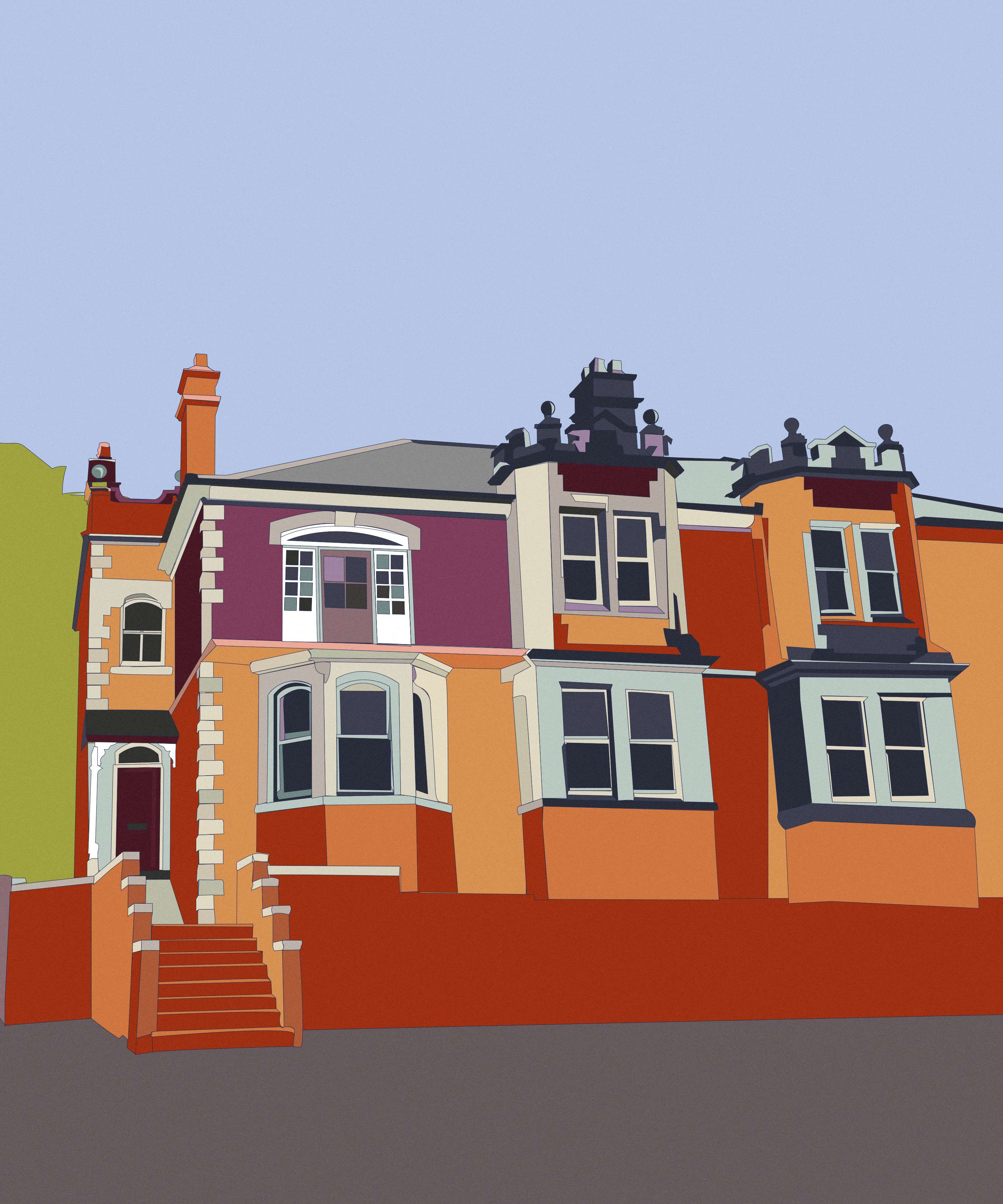 Architecture &  Buildings illustrations by Julie Featherstone