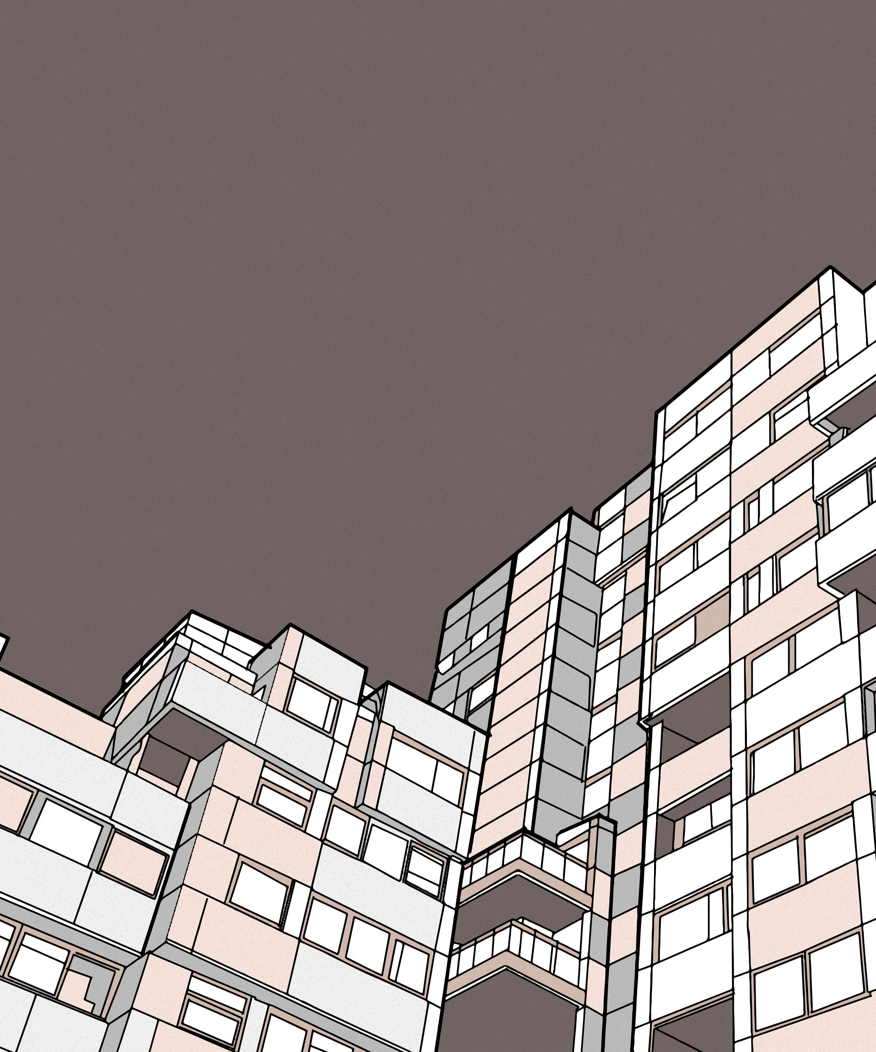 Architecture &  Buildings illustrations by Julie Featherstone