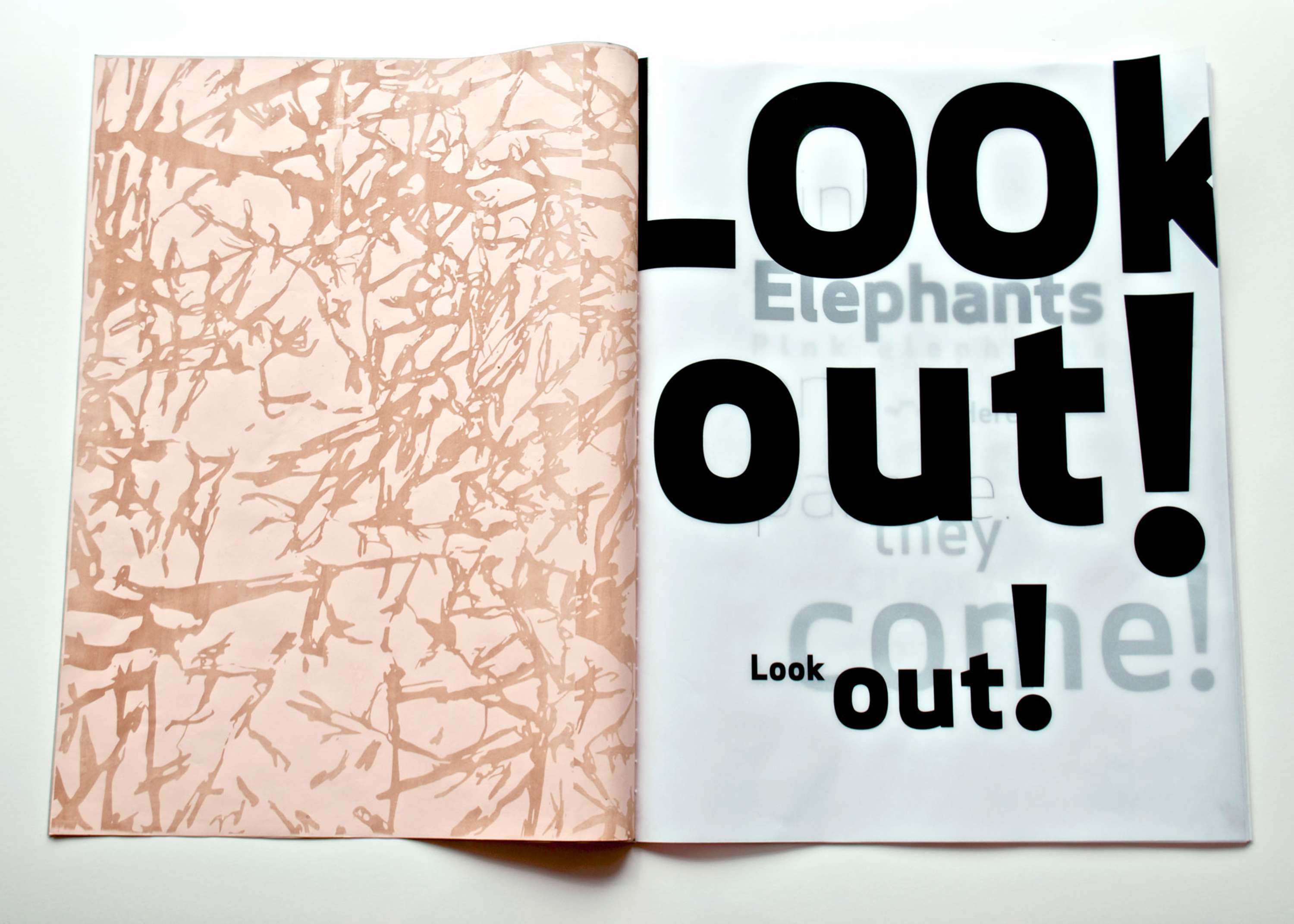 Pink Elephants by Sarah Kettle