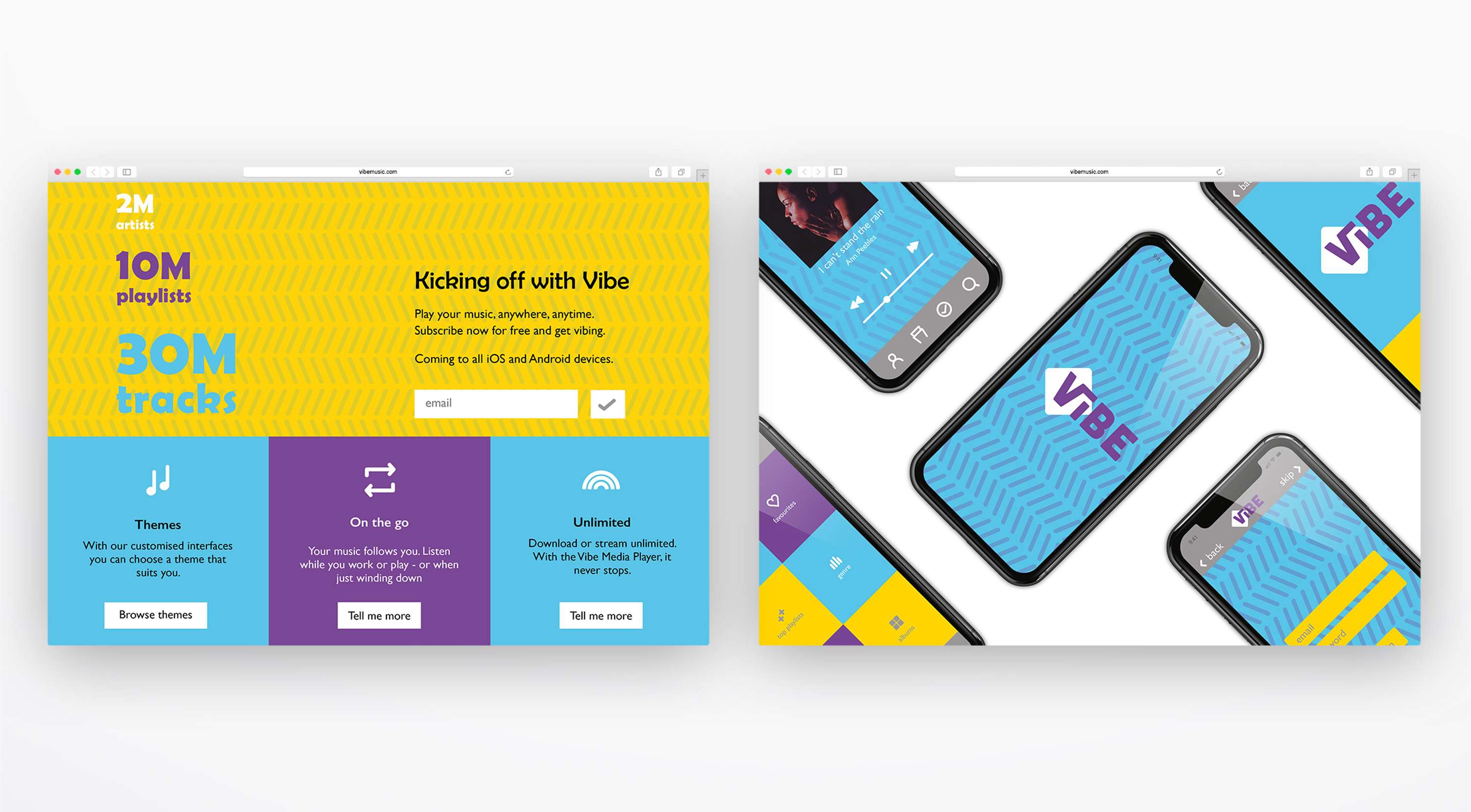 App and website design by Imogen Clowes
