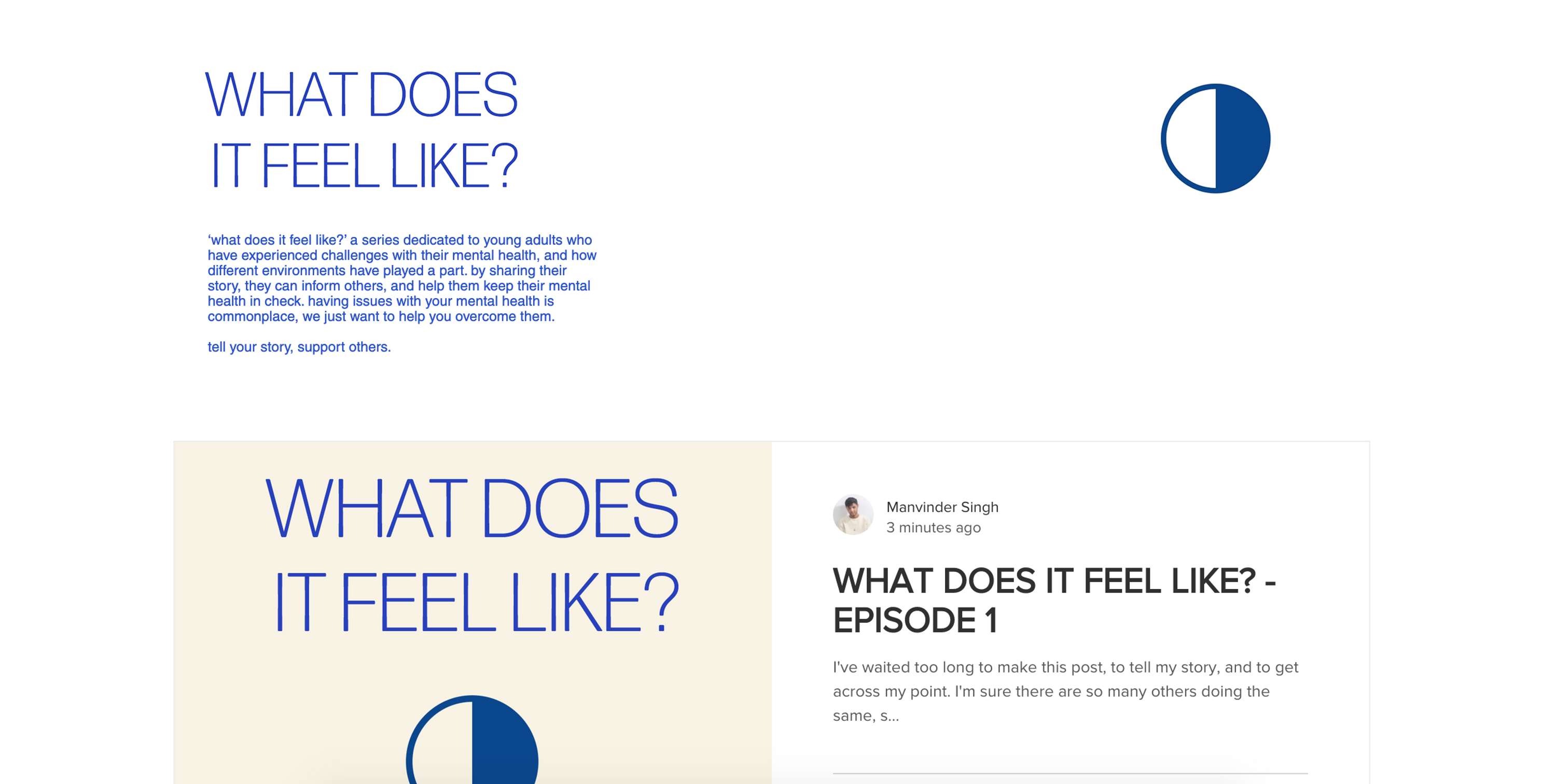 'What does it feel like?' by Manny Singh