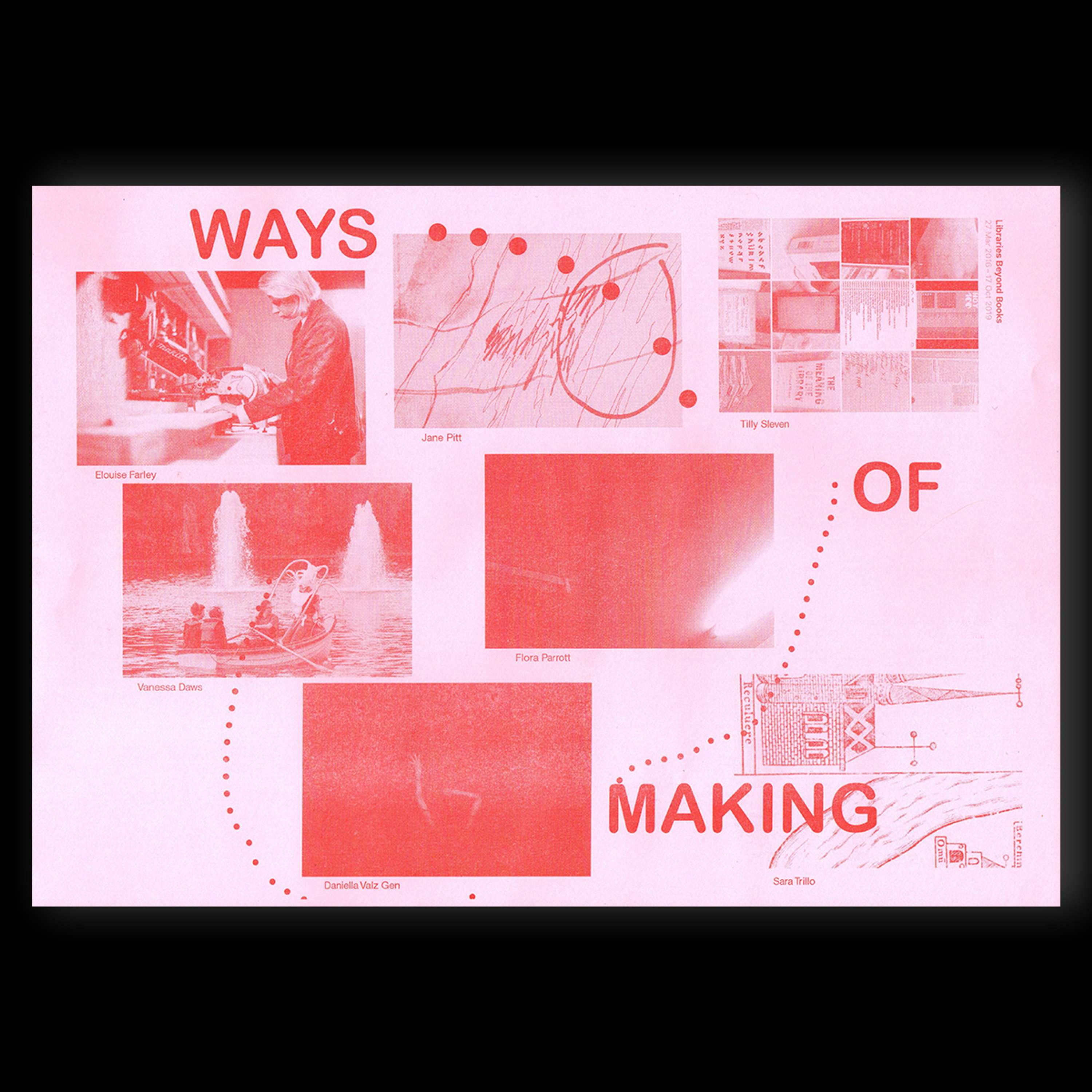Ways of Making - Public Programme of Events by Katie Fiore
