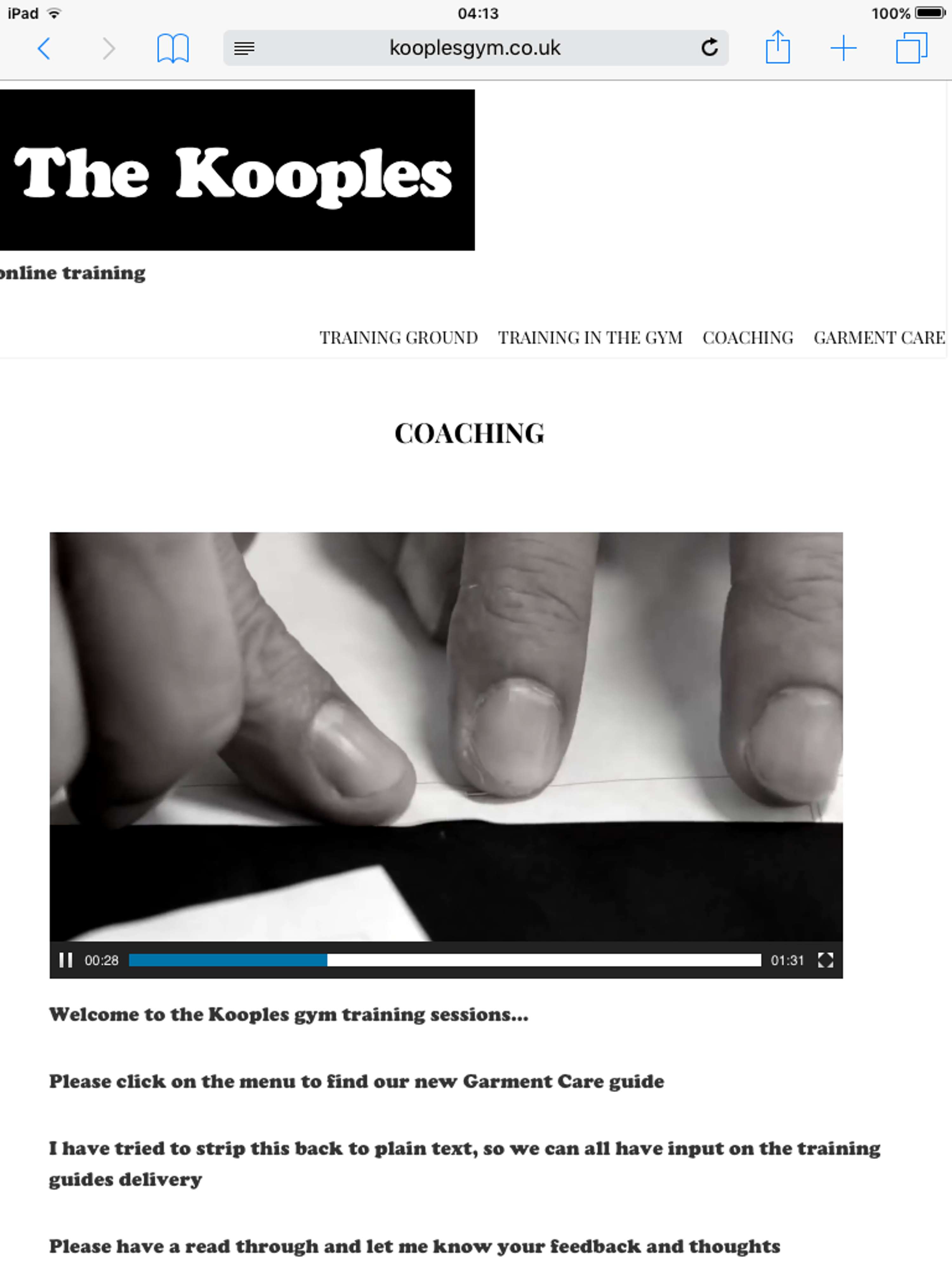 The Kooples - Website, Training Materials - Copy, Concept and Development by Lisa Victoria