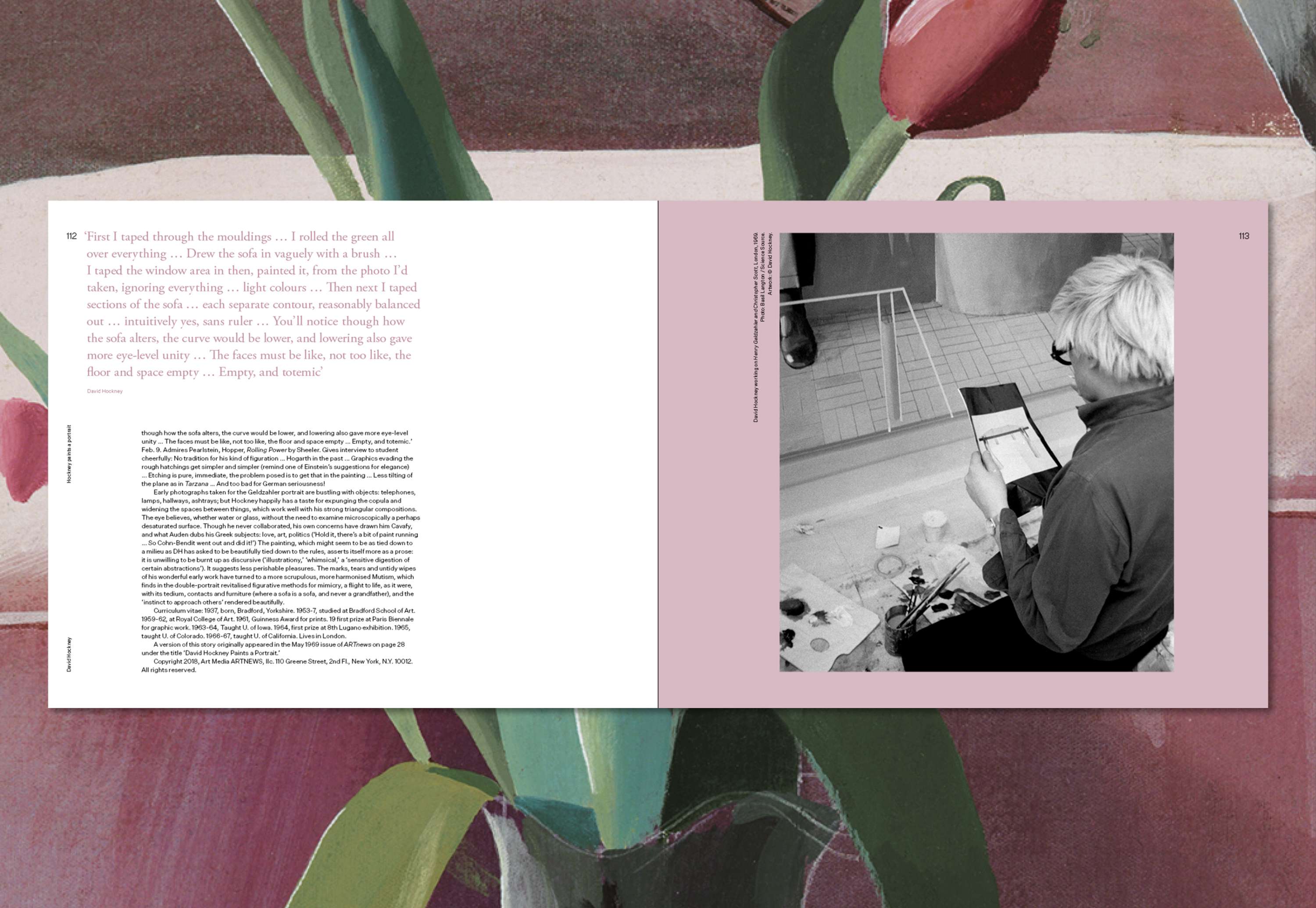 David Hockney, Book Design by Hannah Lee