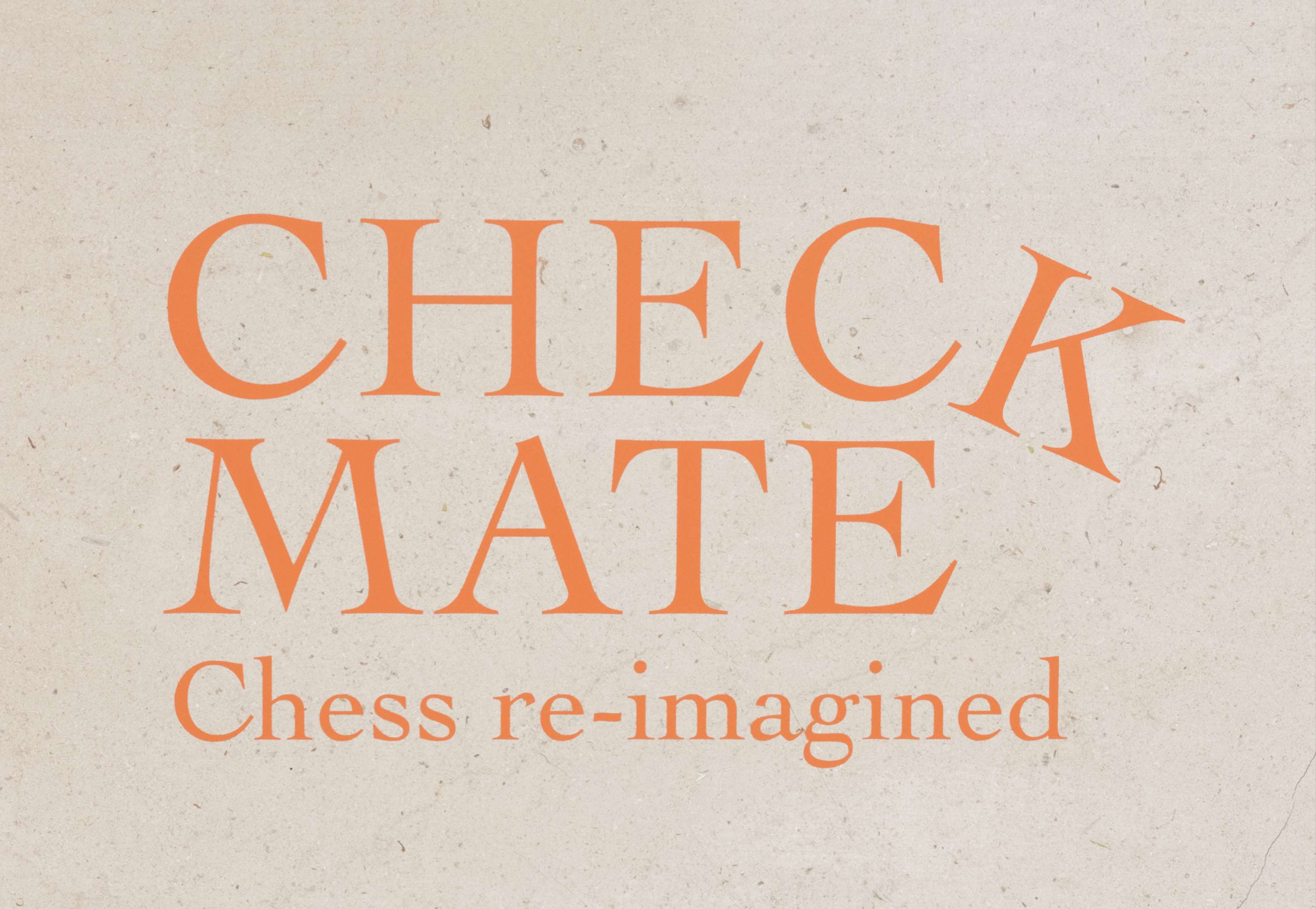 Checkmate, Identity Design by Hannah Lee