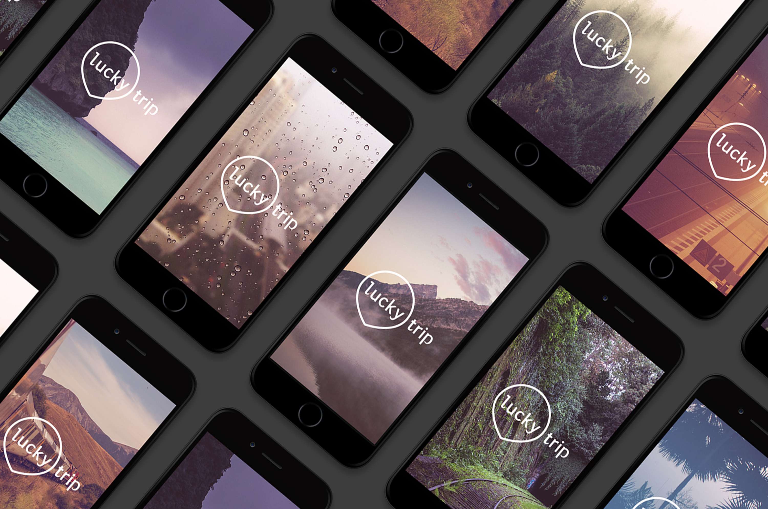 LuckyTrip App — Visual Identity by George Lewin
