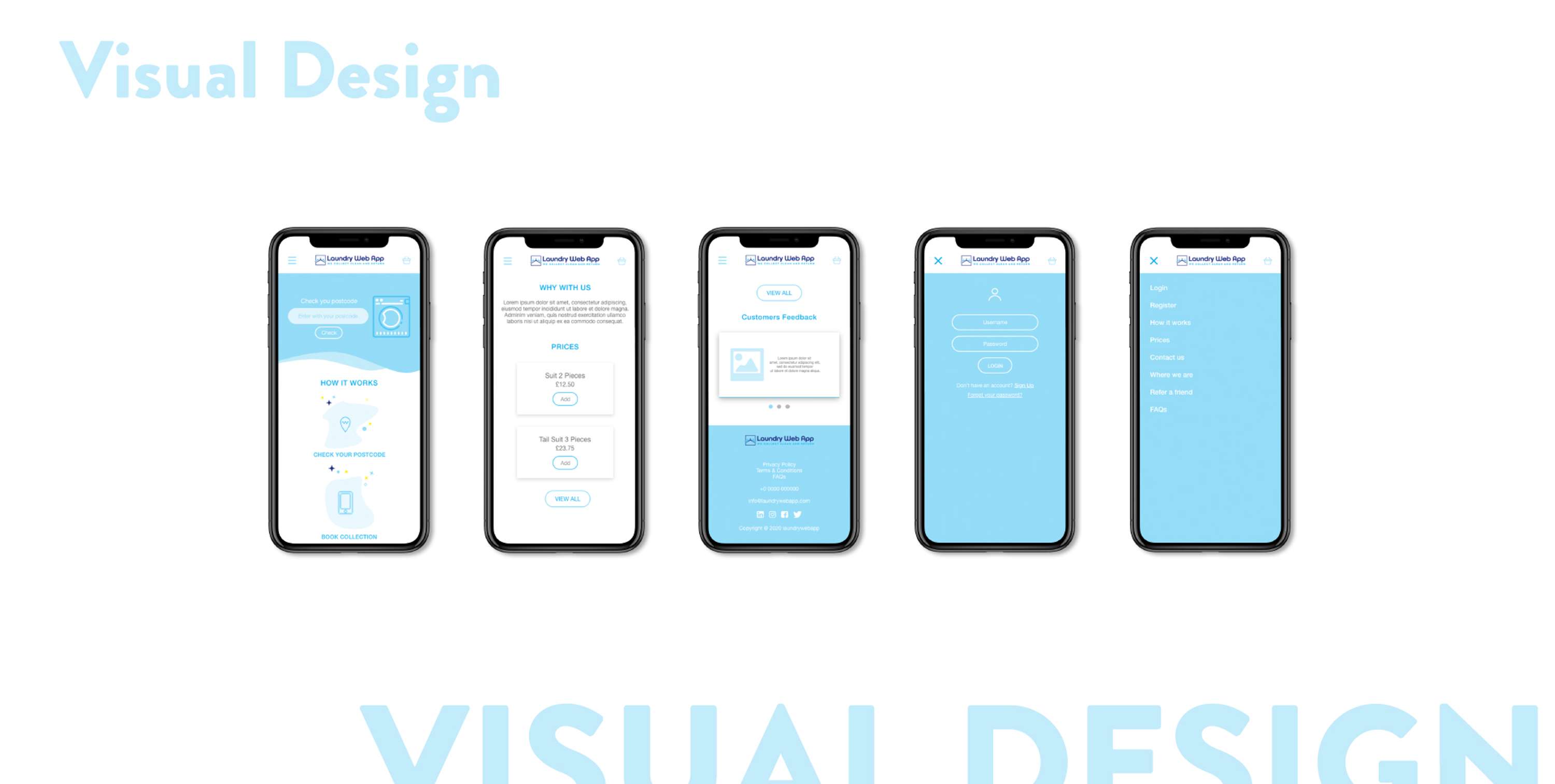 Laundry Web App by Vittoria Brondin
