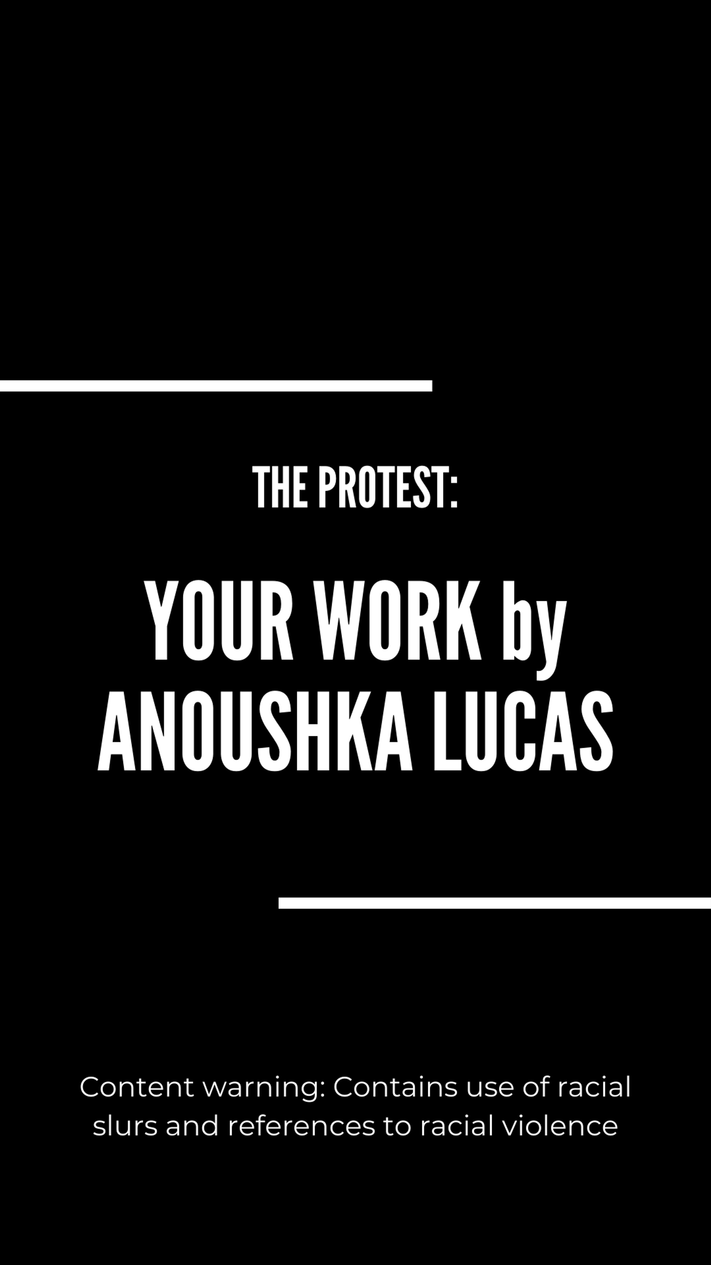 The Protest: Black Lives Matter by Natasha Msanide
