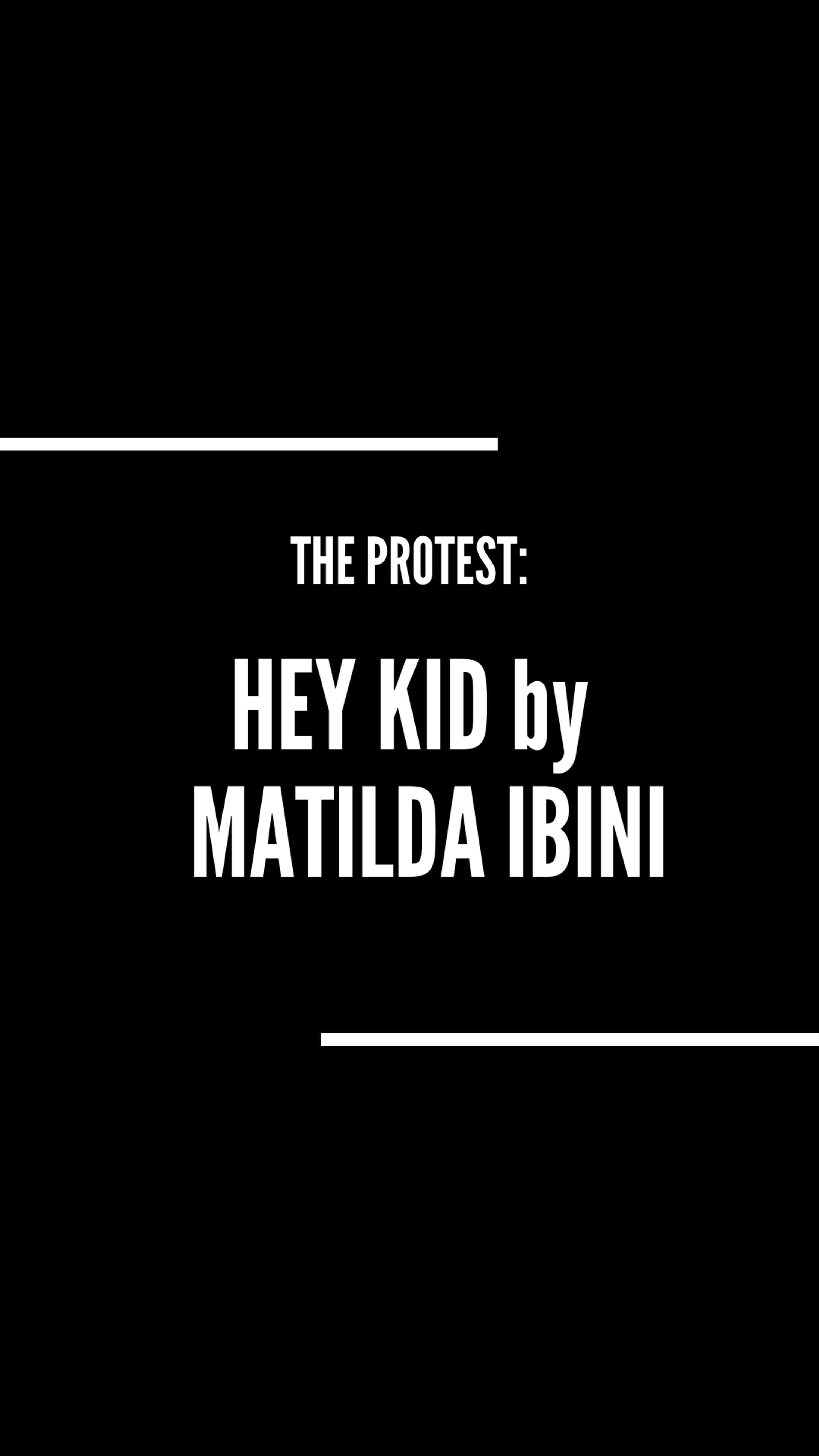 The Protest: Black Lives Matter by Natasha Msanide