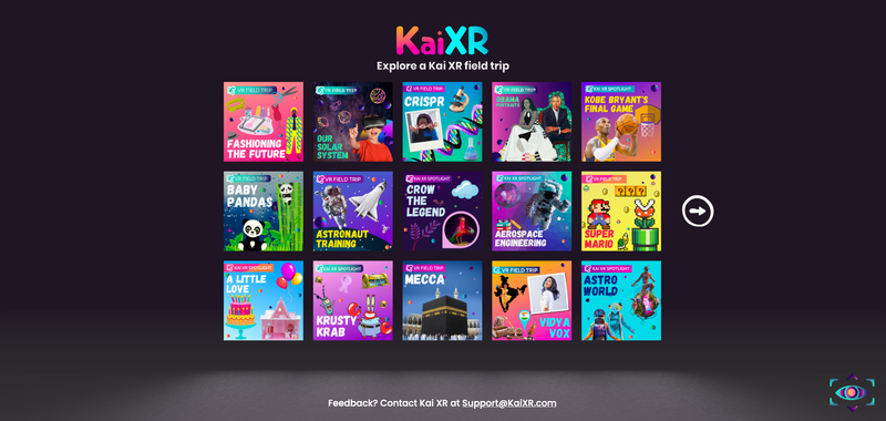 Explore a Kai XR field trip by Kai Frazier