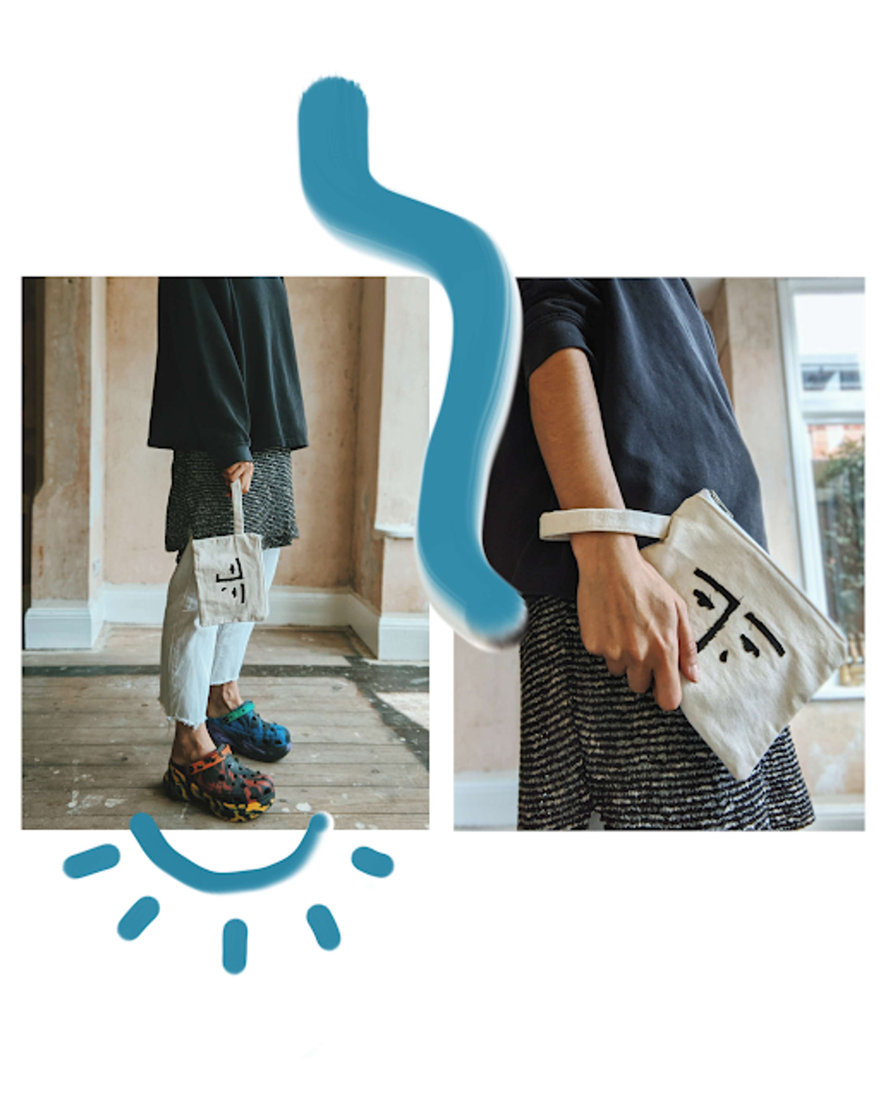 Imagery for handmade bag by Olivia Domingos