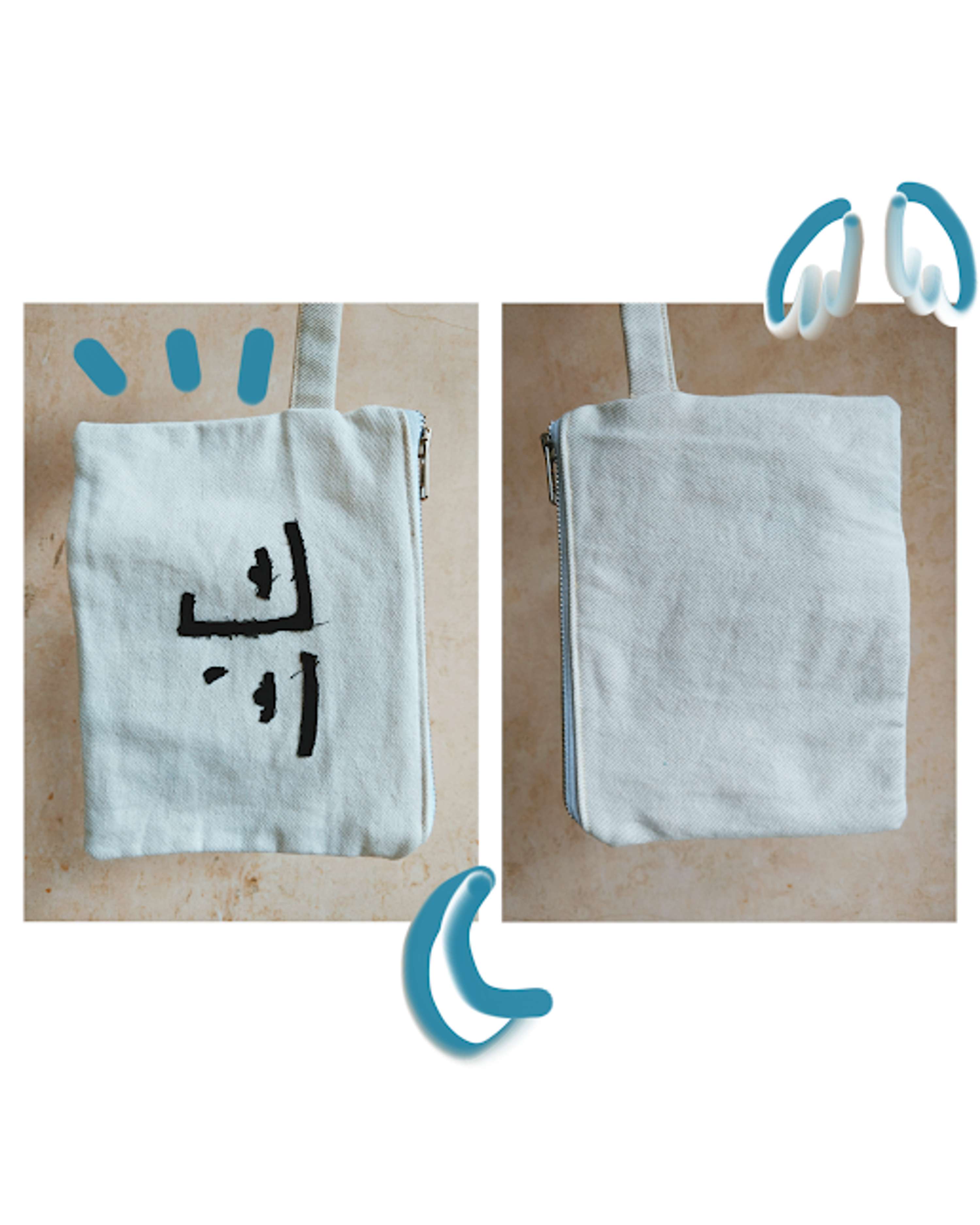 Imagery for handmade bag by Olivia Domingos
