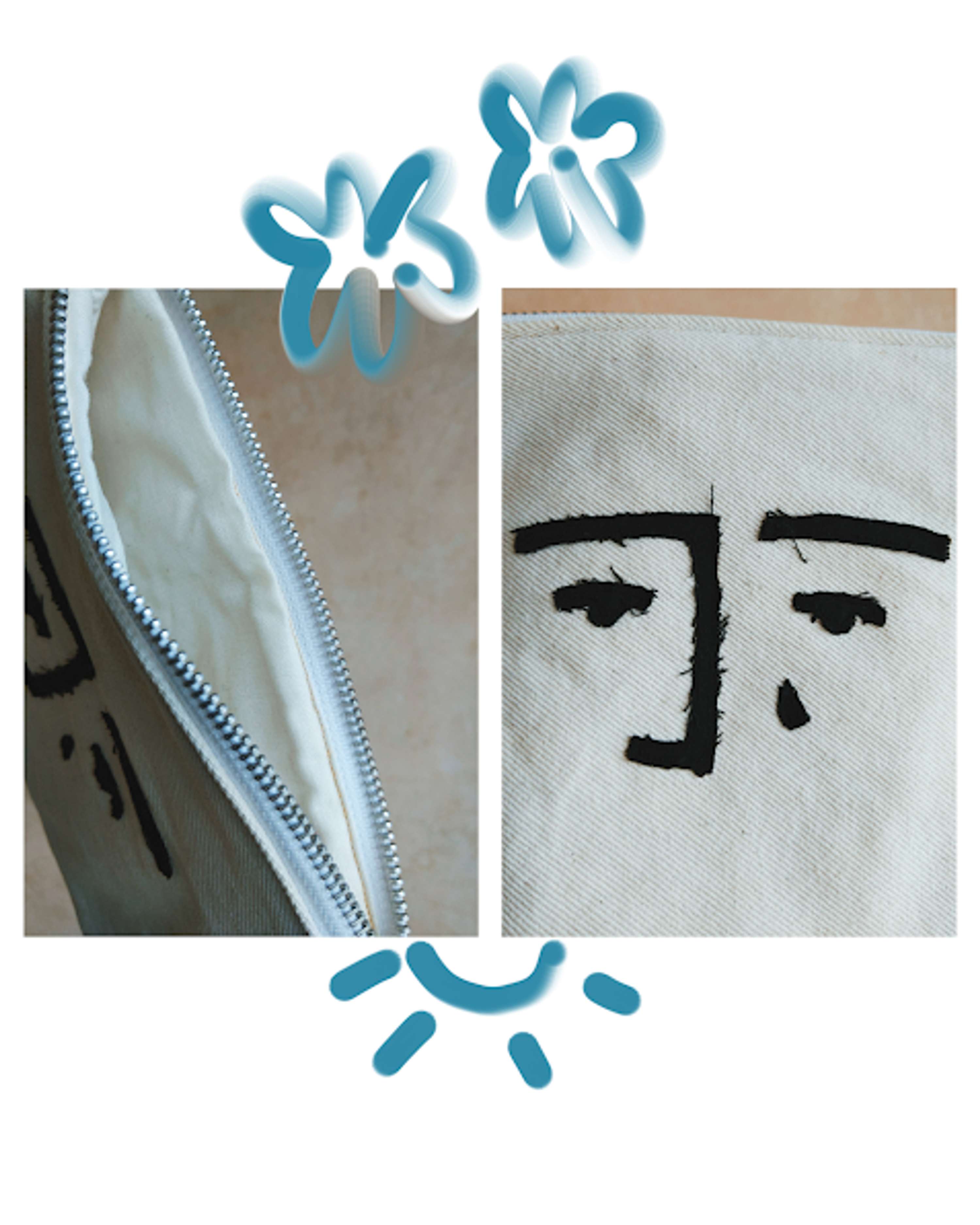 Imagery for handmade bag by Olivia Domingos