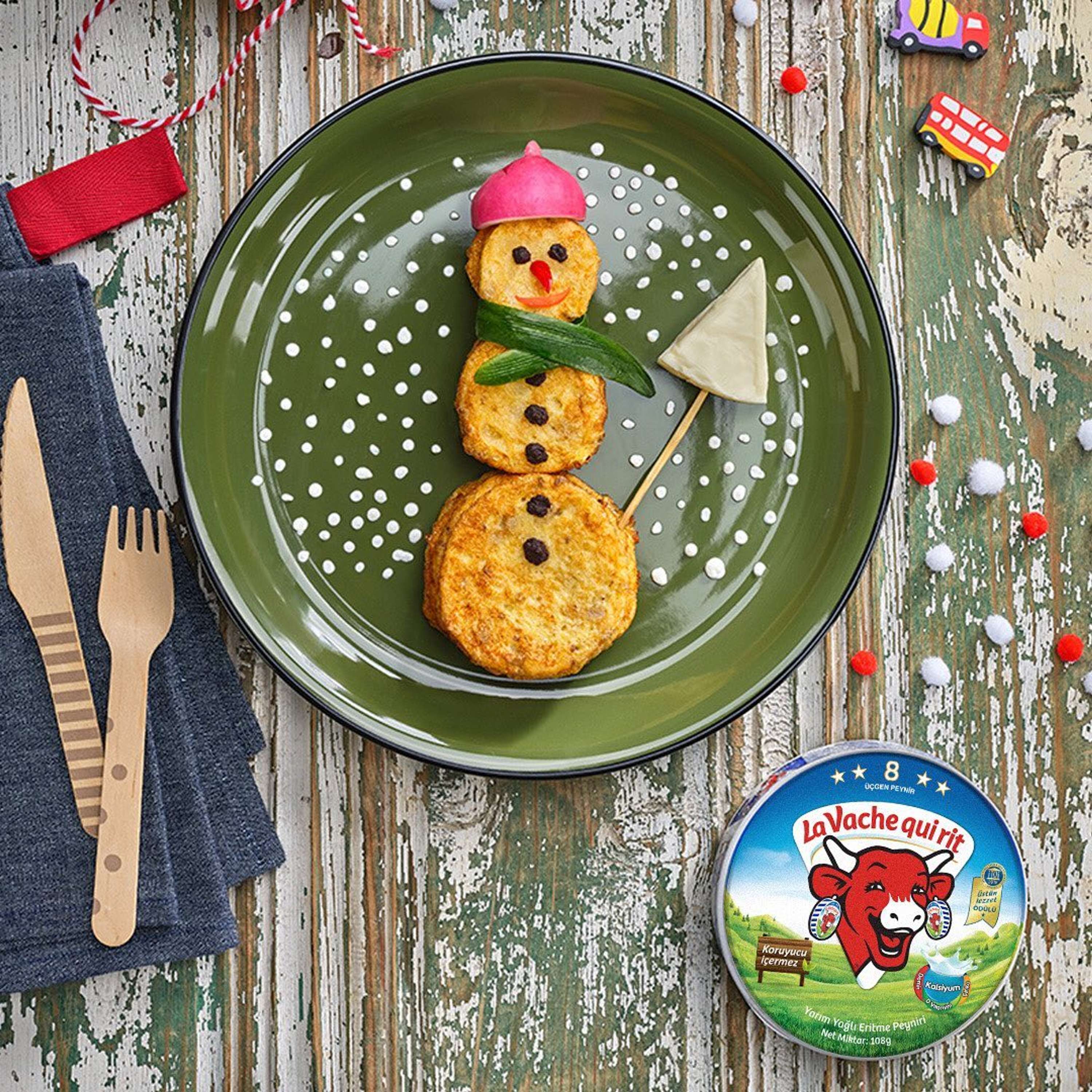 Fun Plates with La Vache qui rit by Dijle Tigris Ozdemir
