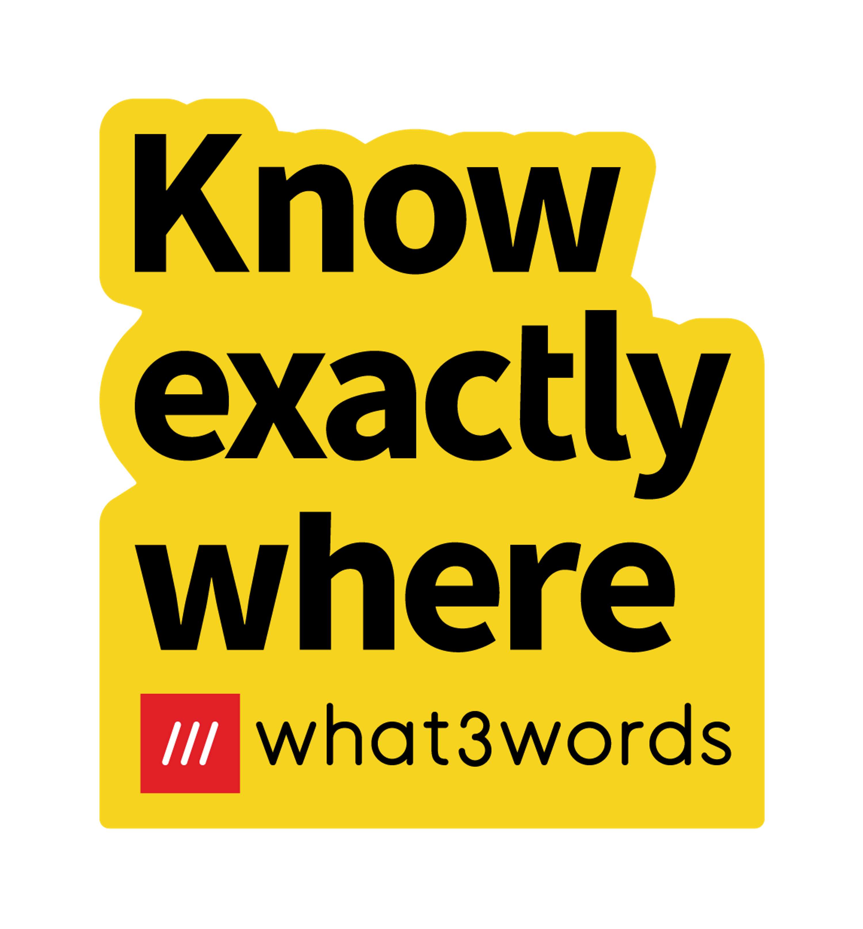 #KnowExactlyWhere with what3words by what3words