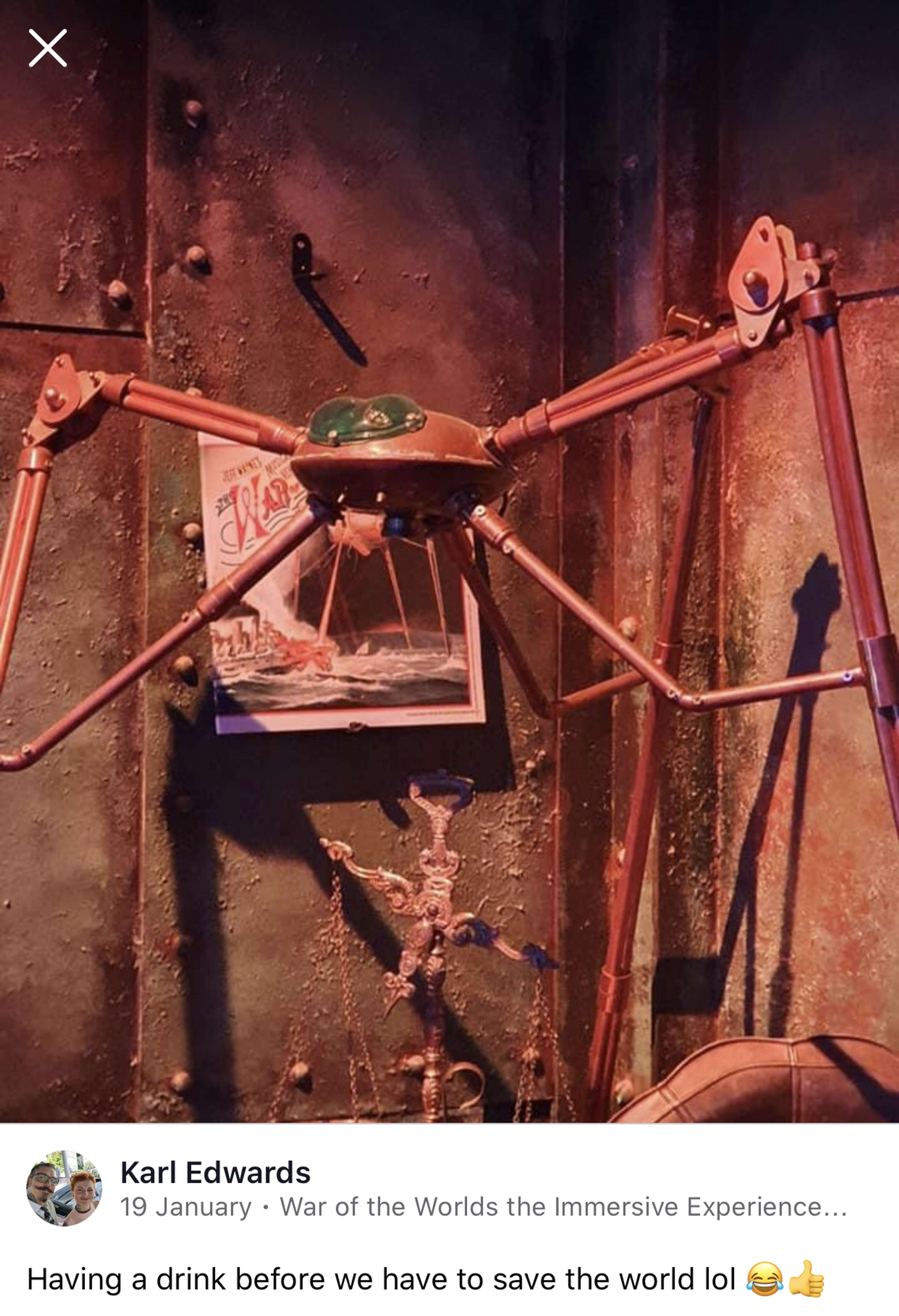 War of the Worlds Alien Fighting Machine by Peter Harris