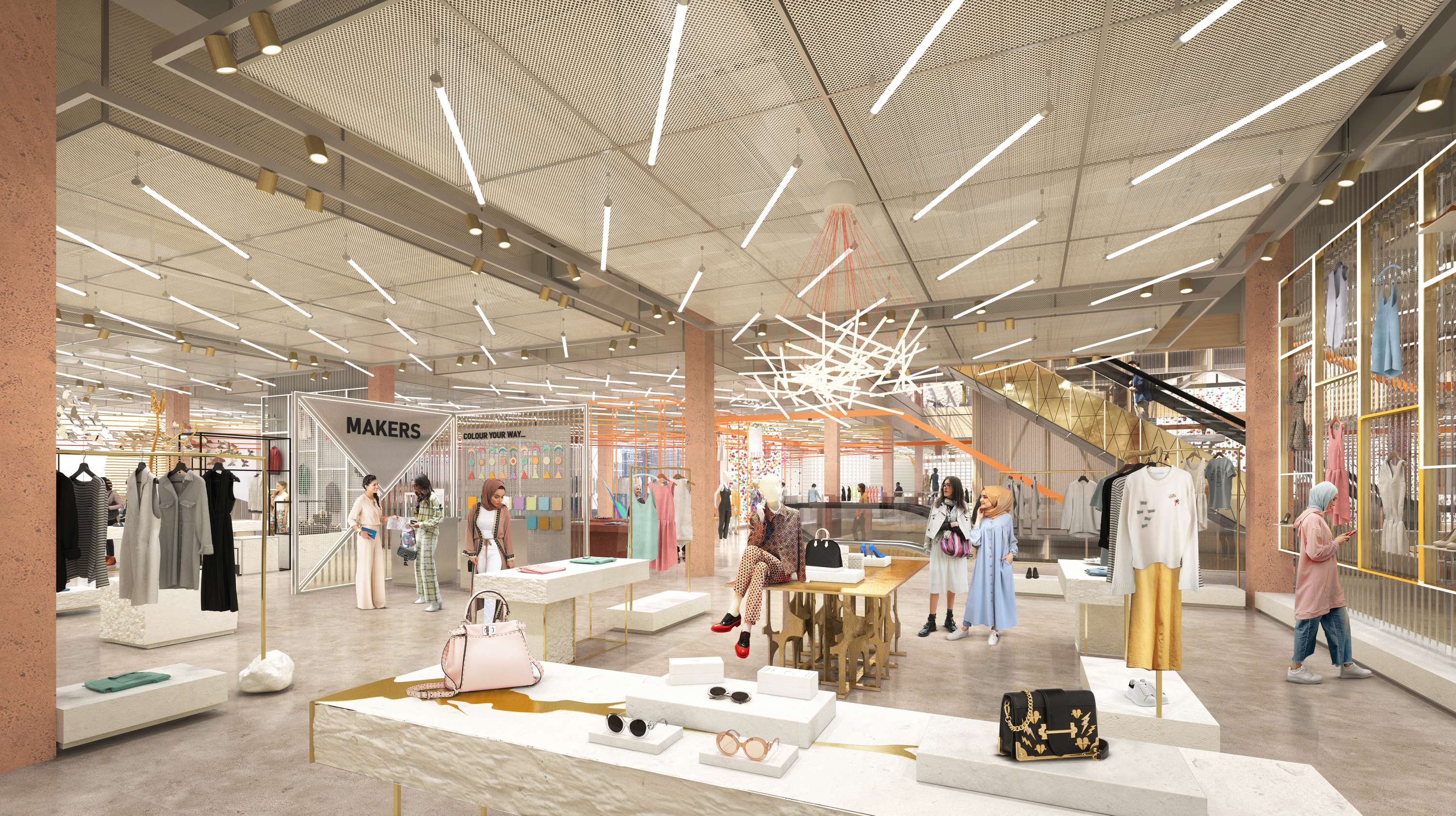 Interior and Architecture Project- High End Retail by Jo Bacon