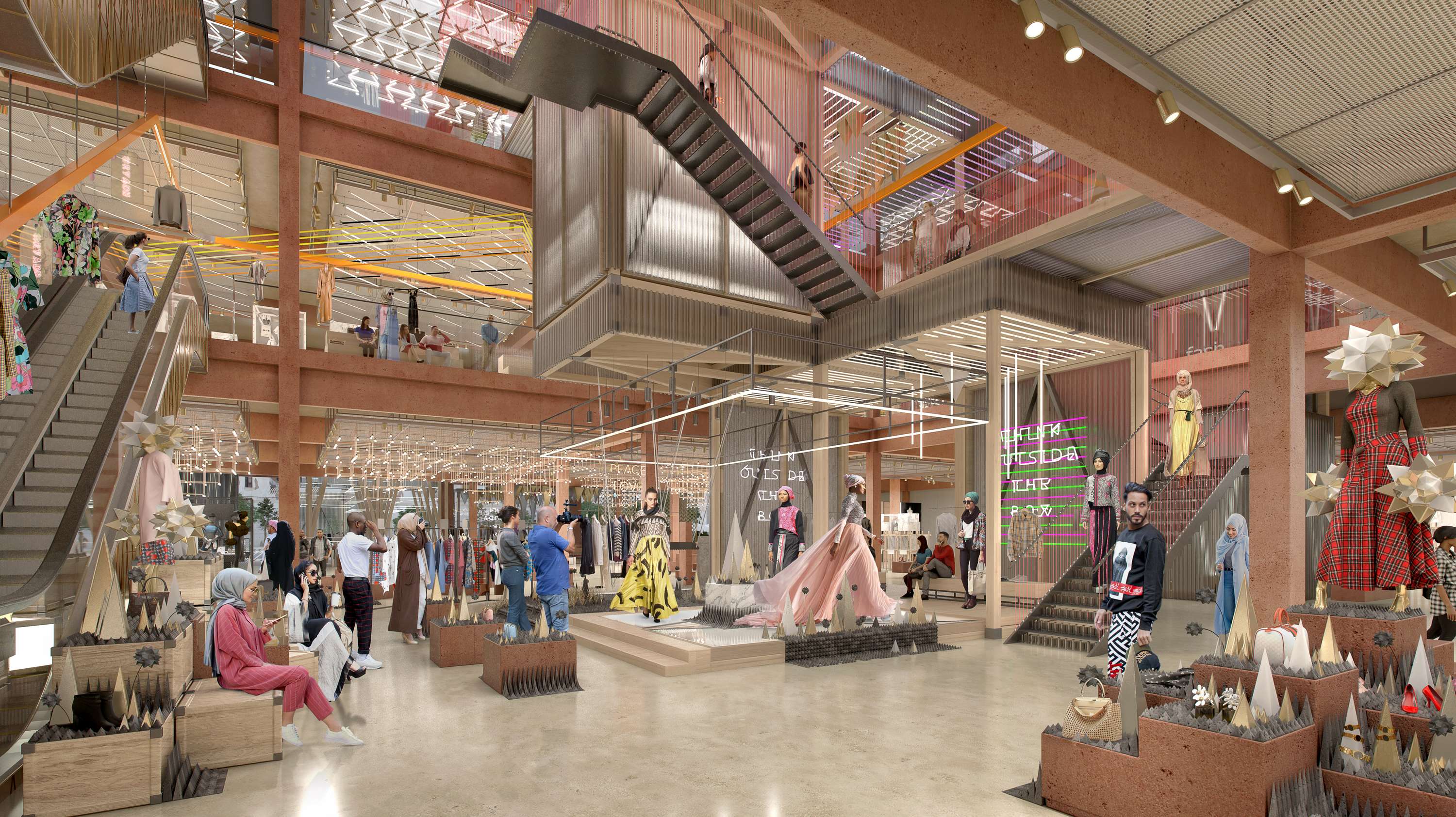 Interior and Architecture Project- High End Retail by Jo Bacon
