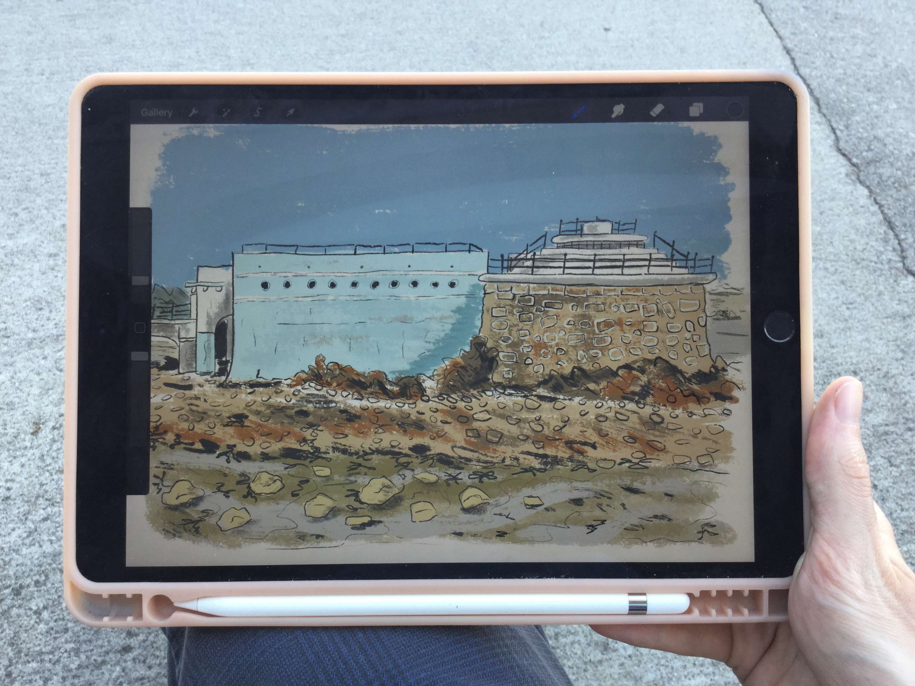 iPad and Procreate Experiments by Michael Ferns
