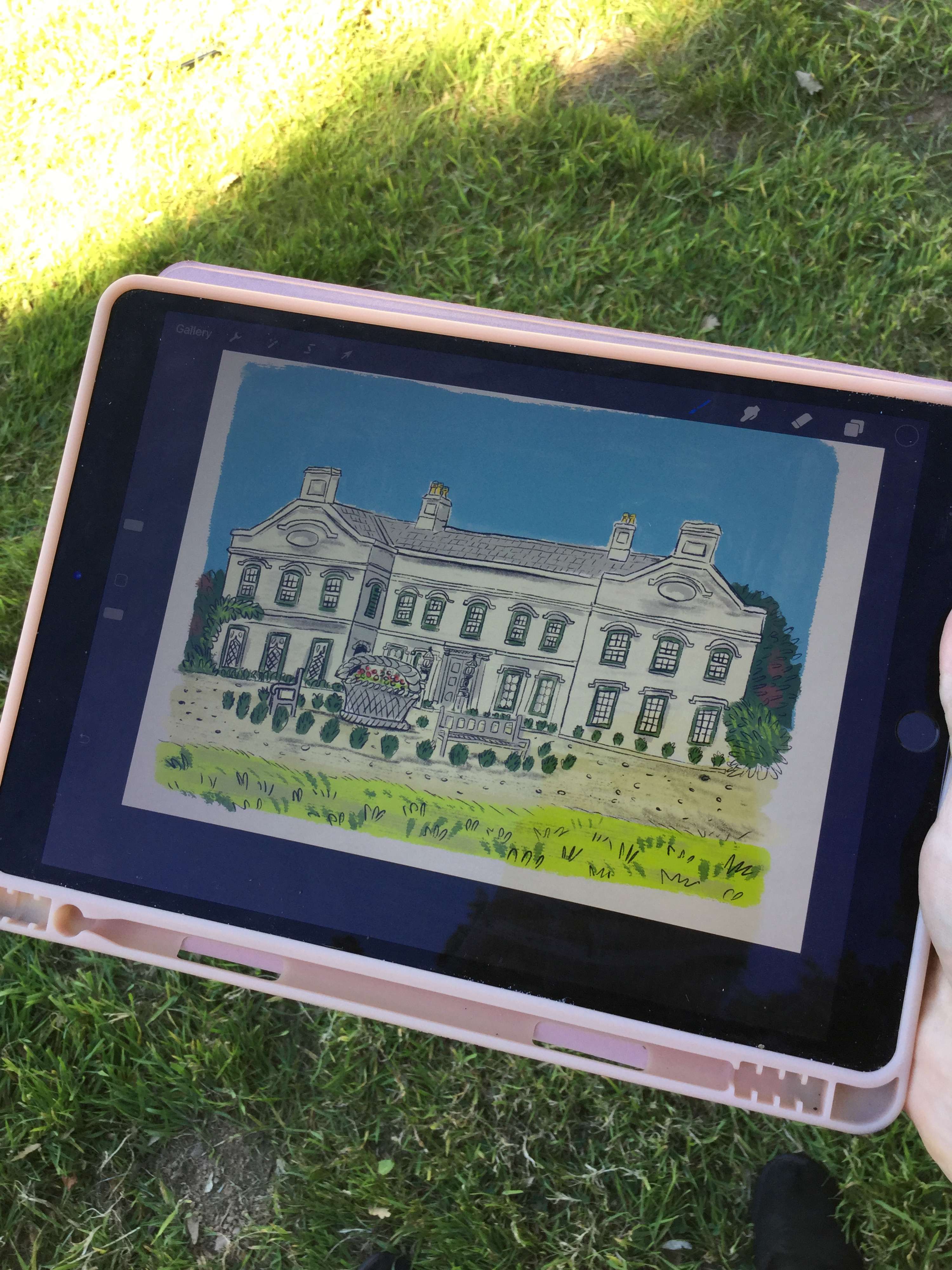 iPad and Procreate Experiments by Michael Ferns